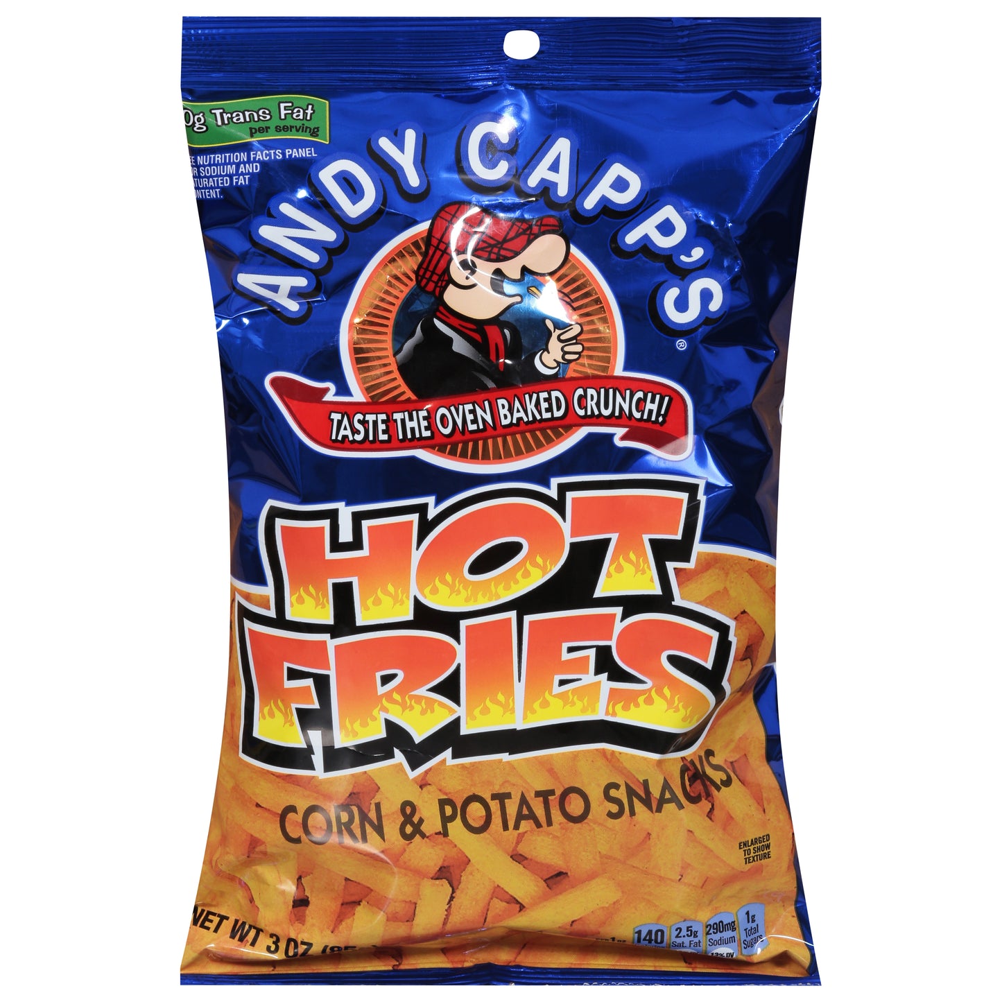 Andy Capp's Corn & Potato Snacks 3 oz