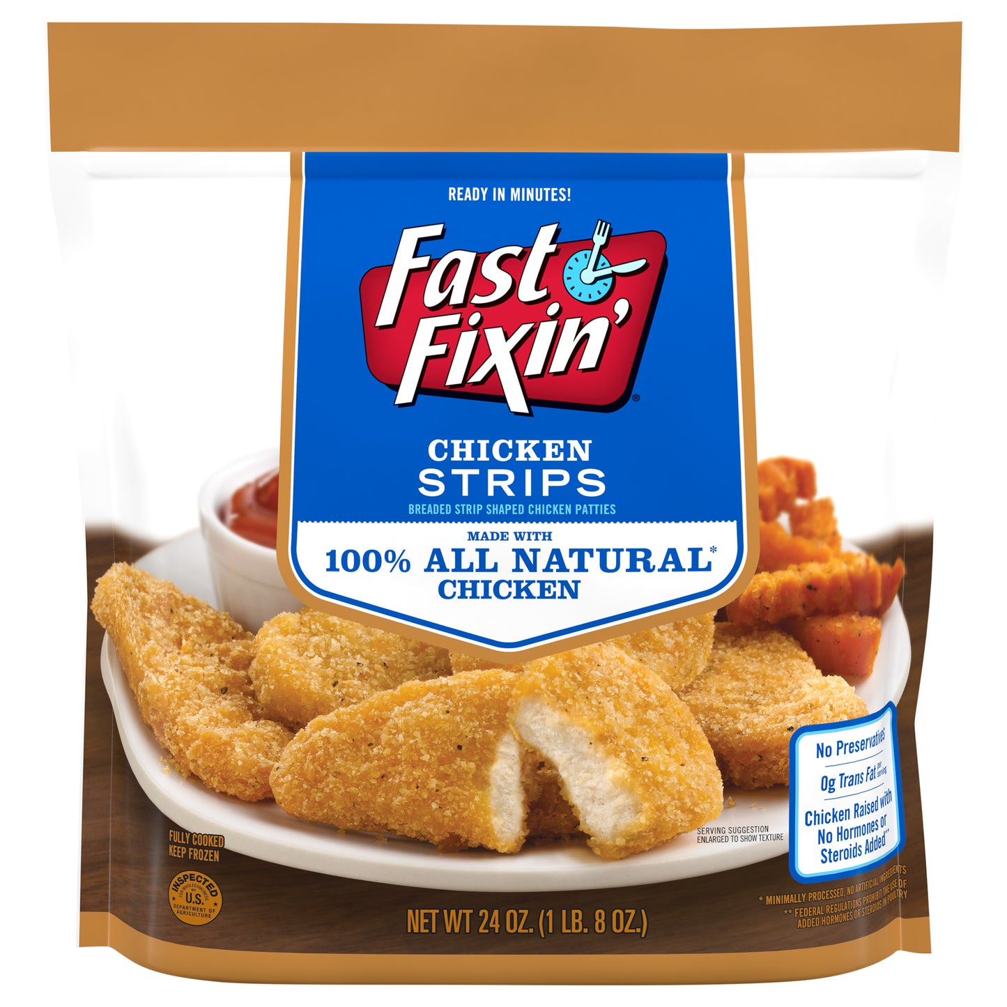 Fast Fixin'® Chicken Breast Strips, 24 oz (Frozen)