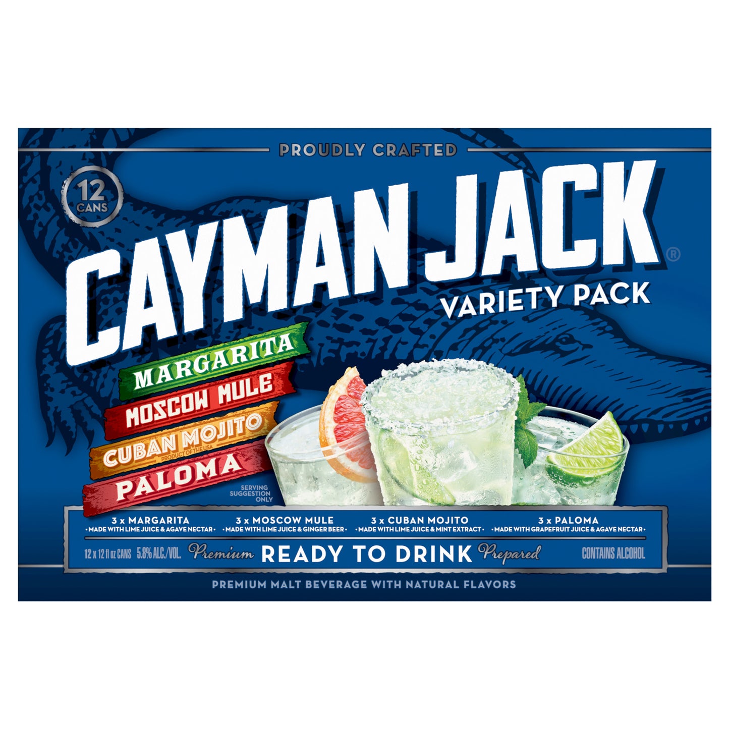 Cayman Jack Variety Pack 12pk