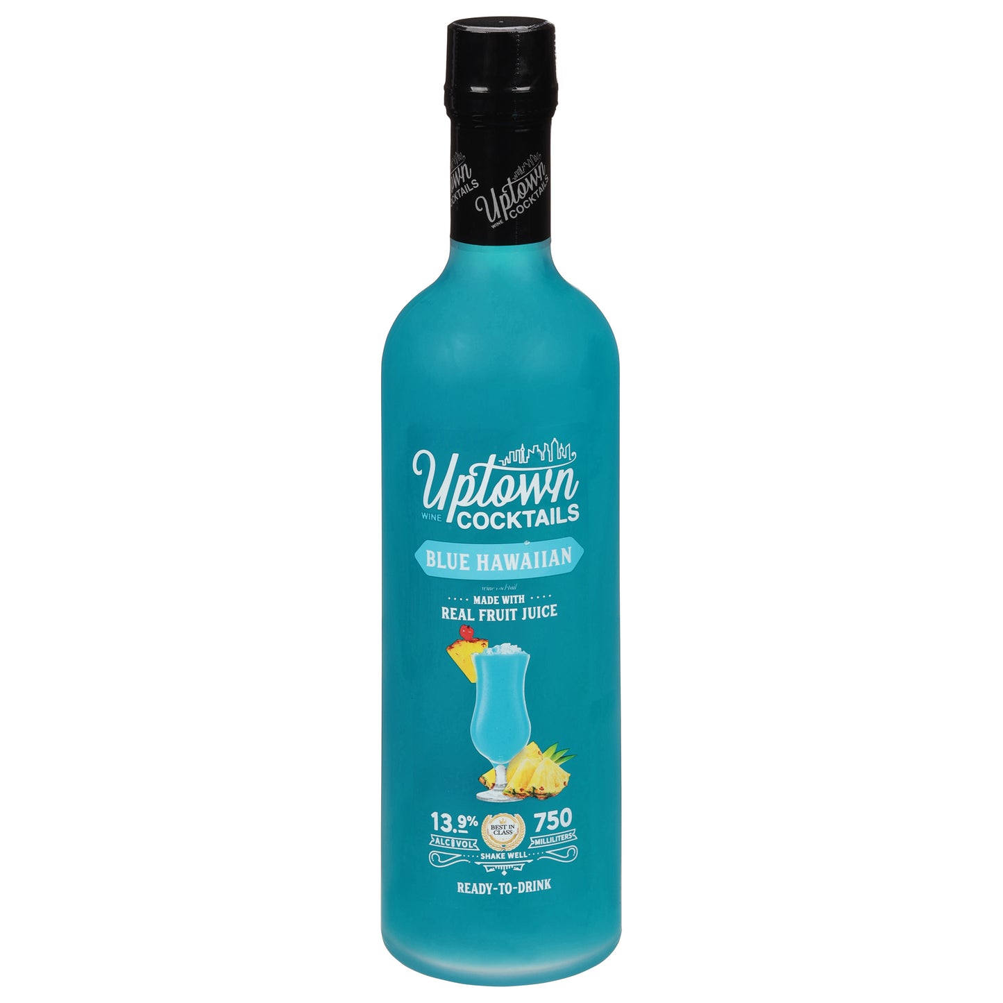 Uptown Cocktails Blue Hawaiian Wine Cocktails 750 ml