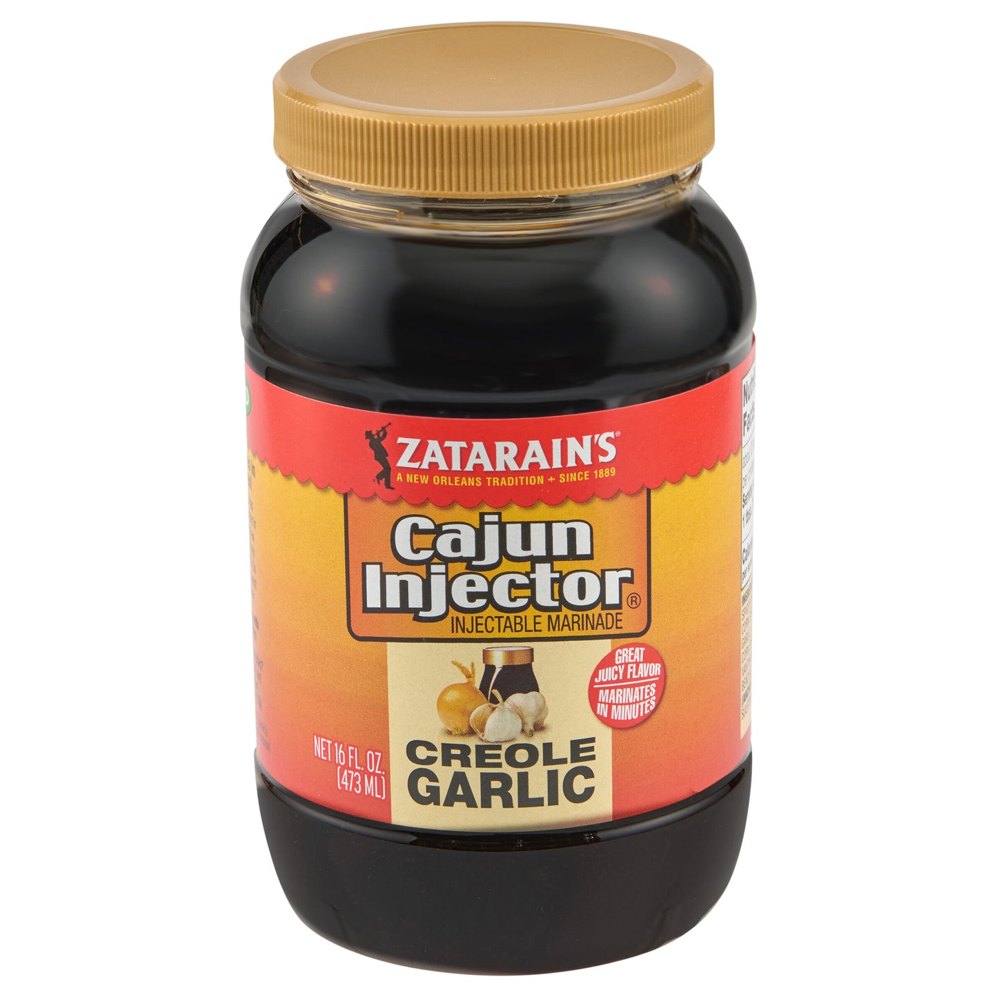 Zatarain's Cajun Injectors Marinade Creole Garlic, 16 oz