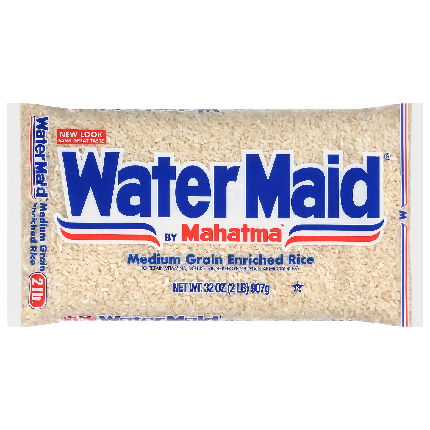 Water Maid Medium Grain Enriched Rice 32 oz