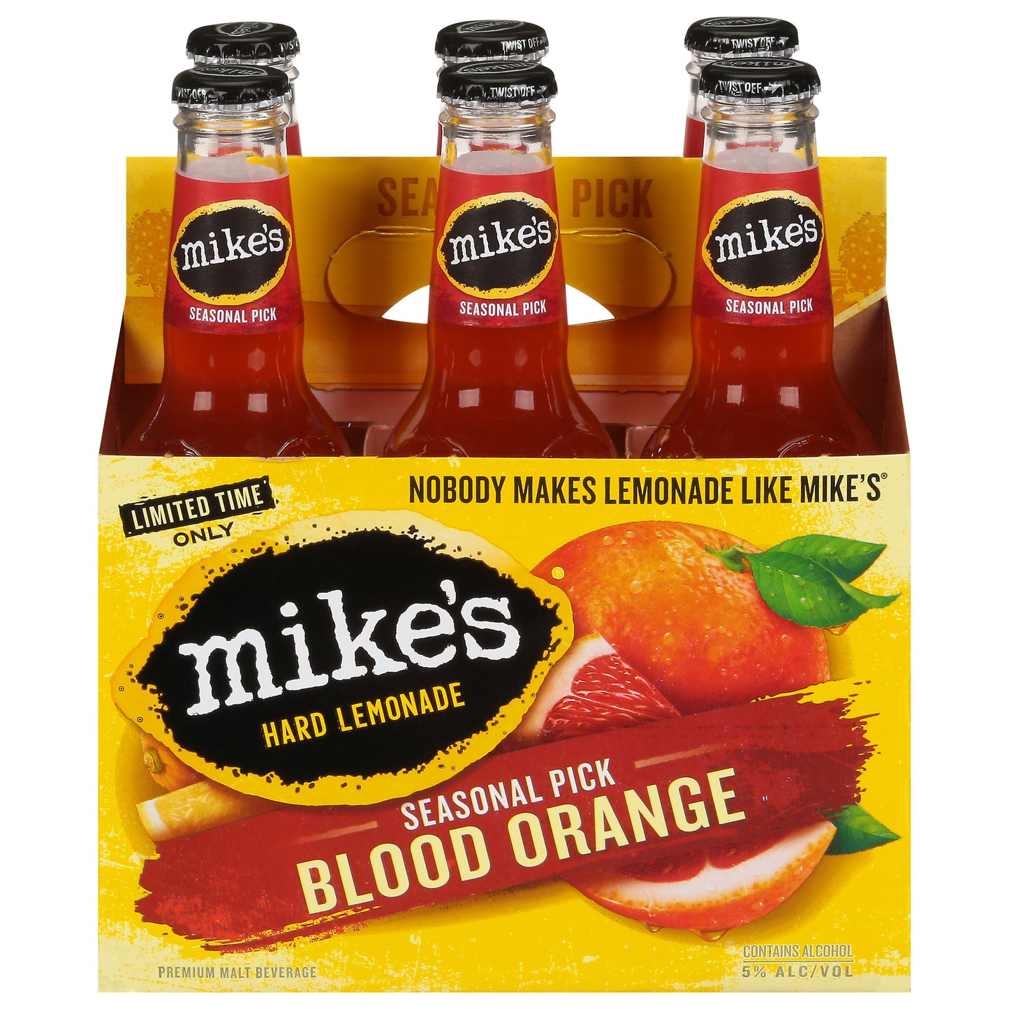 Mike's Seasonal Pick Blood Orange Hard Lemonade 6 ea
