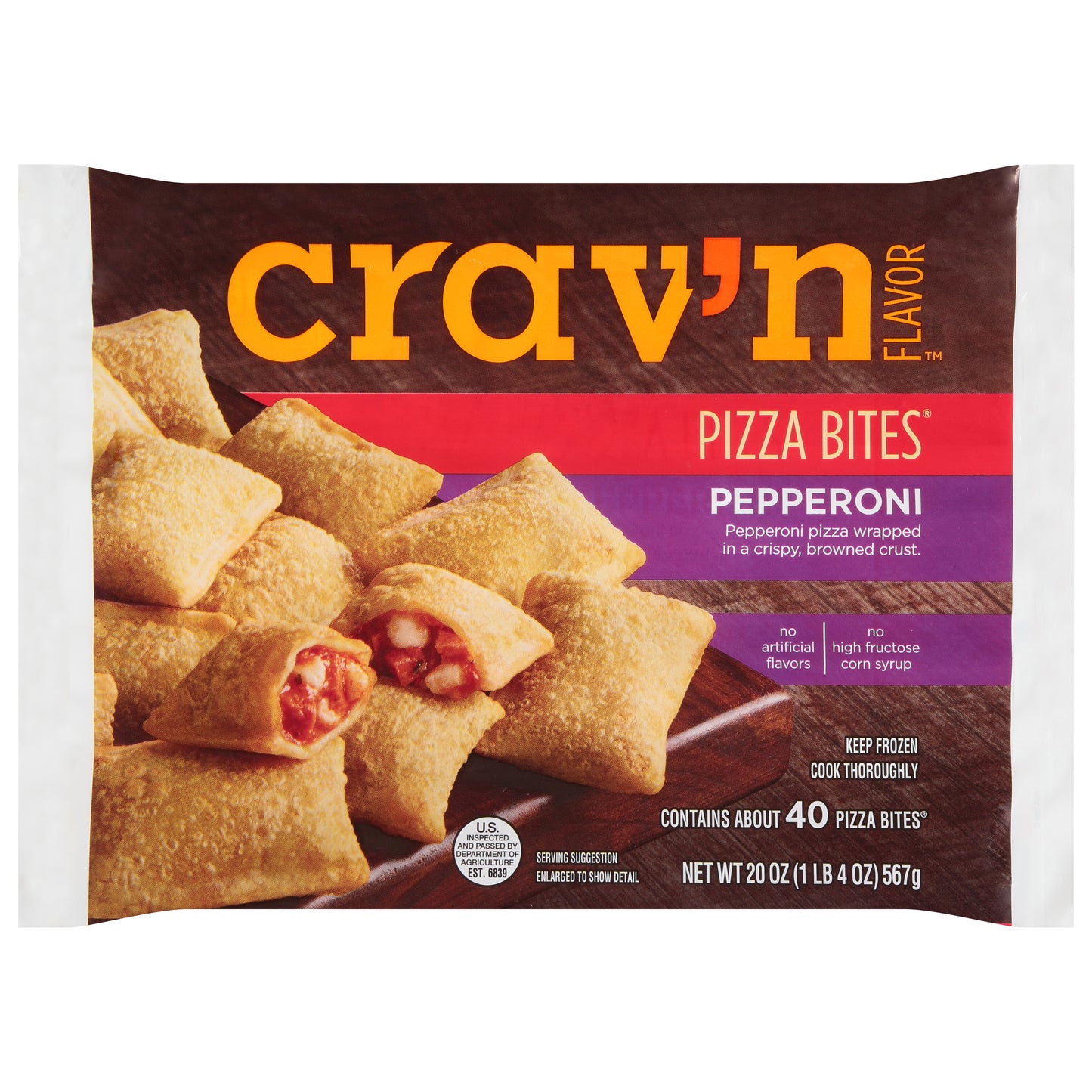 Crav'n Flavor Pepperoni Pizza Bites 20 oz