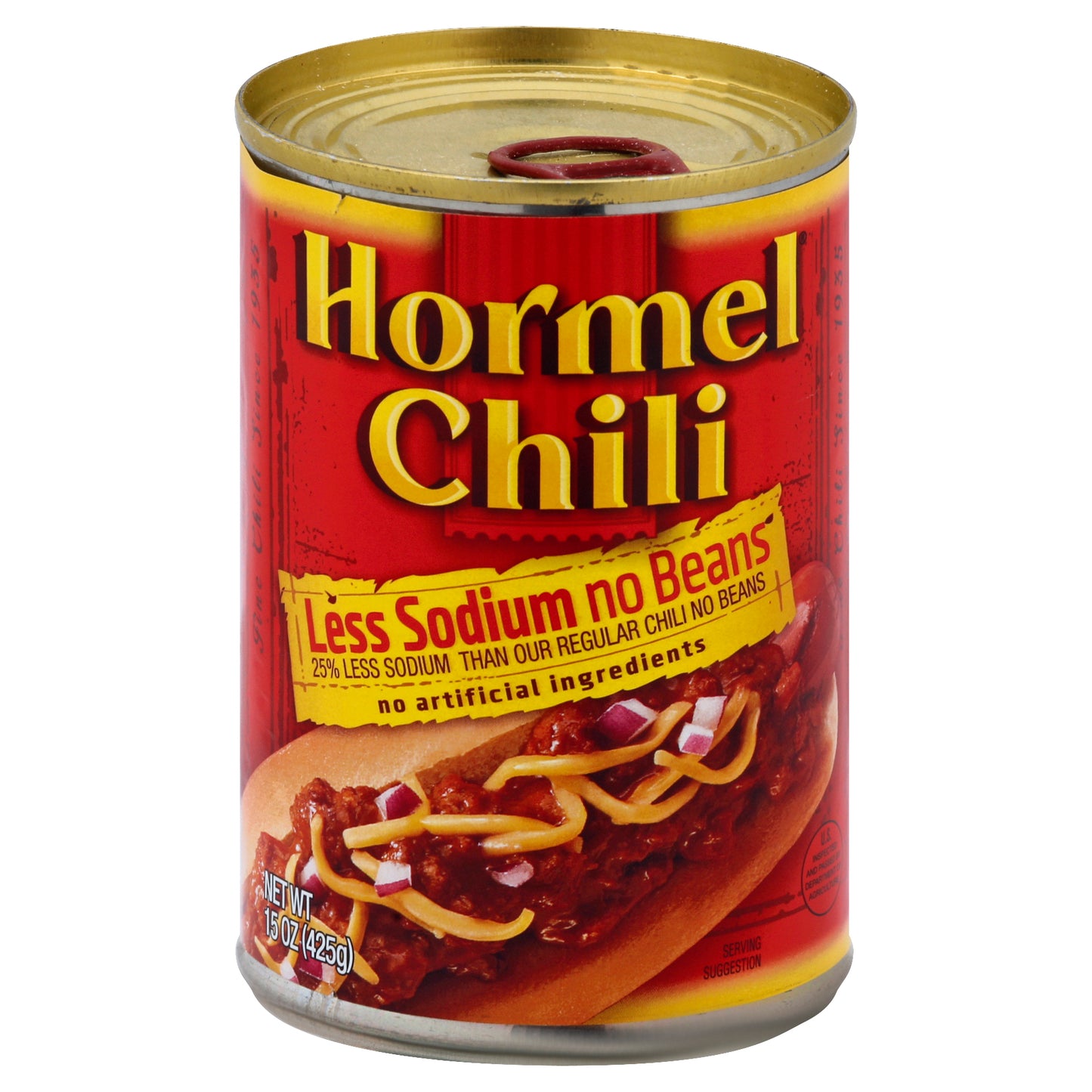 Hormel Chili 15 oz - LESS SODlUM no Beans