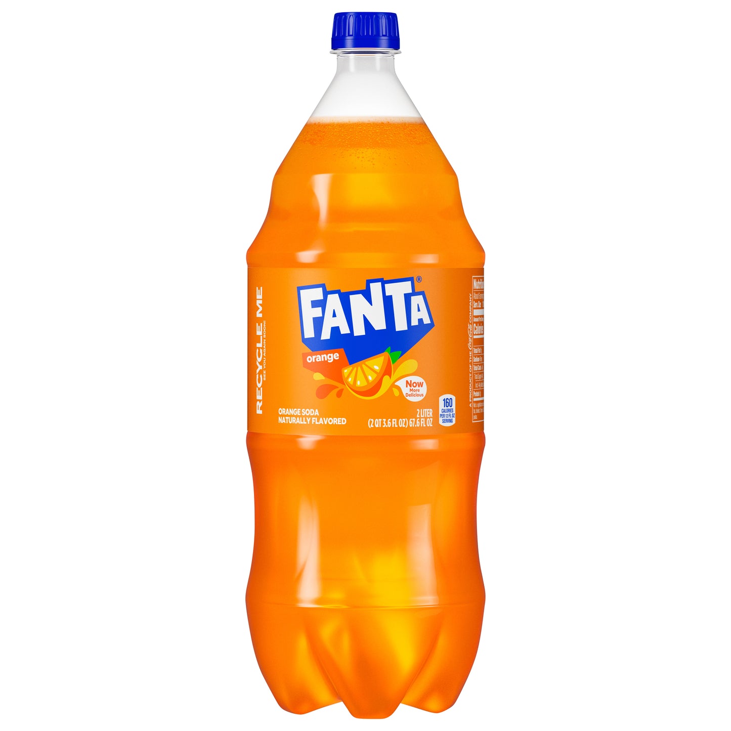 Fanta Orange Soda Bottle, 2 Liters