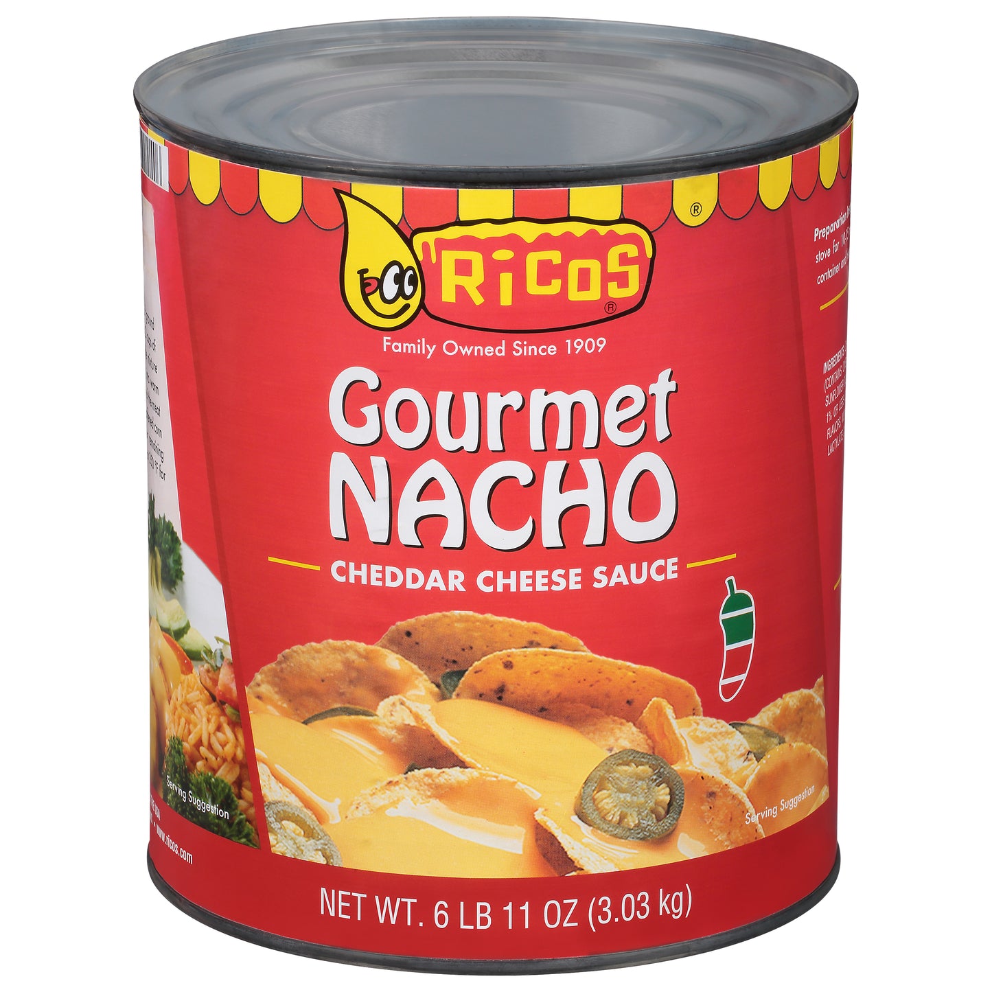 Ricos Gourmet Nacho Cheddar Cheese Sauce 107 oz