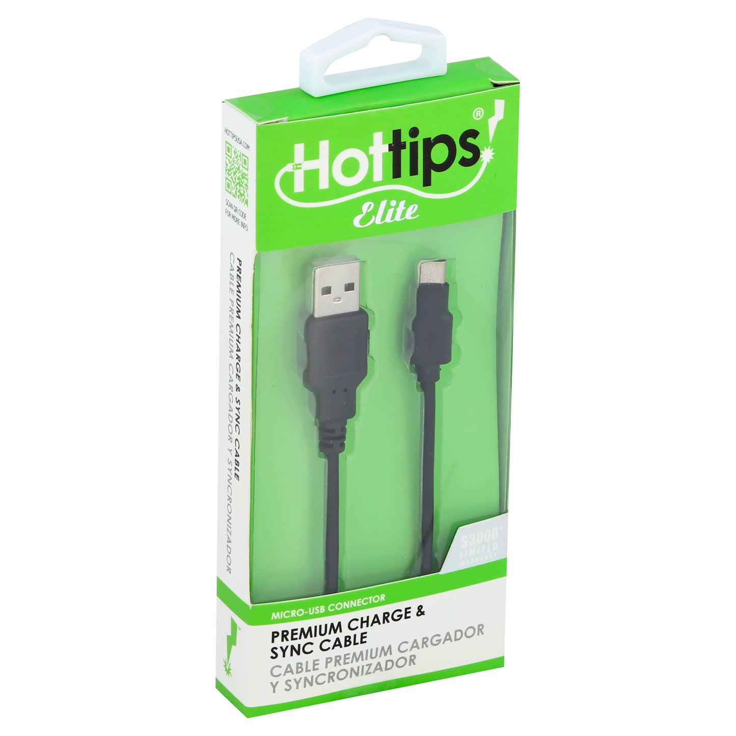 Hottips Charge & Sync Cable 1 ea - PREMIUM CHARGE & SYNC CABLE