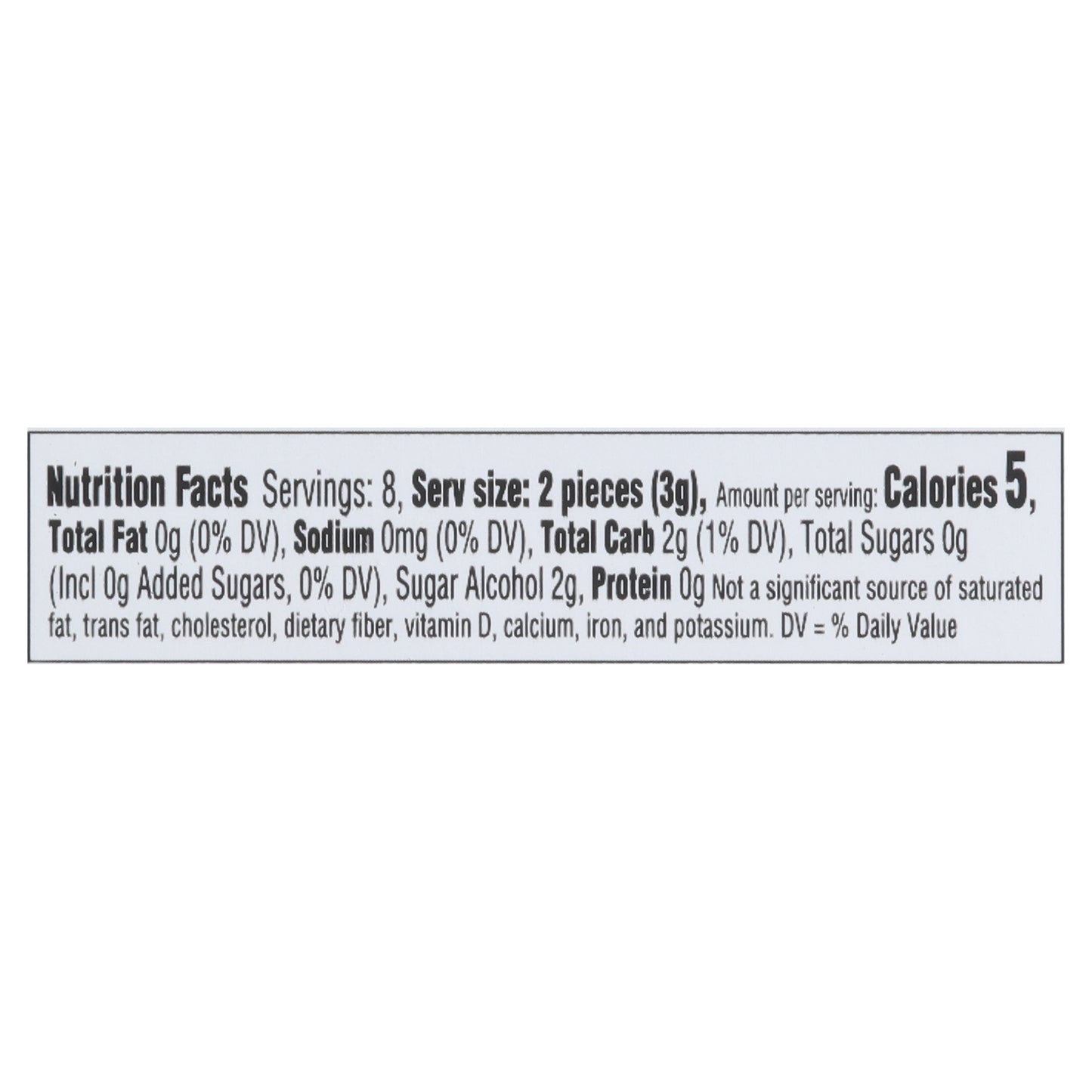 Dentyne Ice Sugar Free Spearmint Gum 16 Pieces