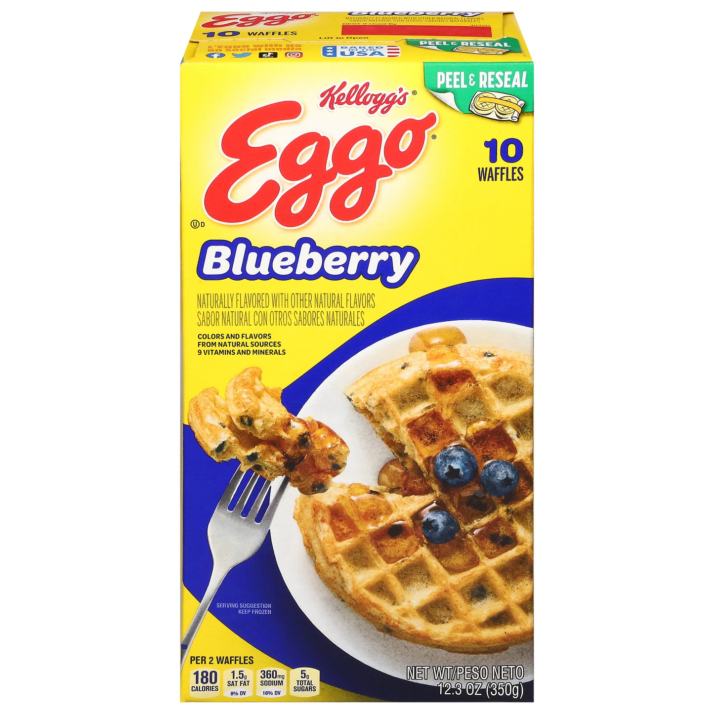 Kellogg's® Eggo® Blueberry Frozen Waffles