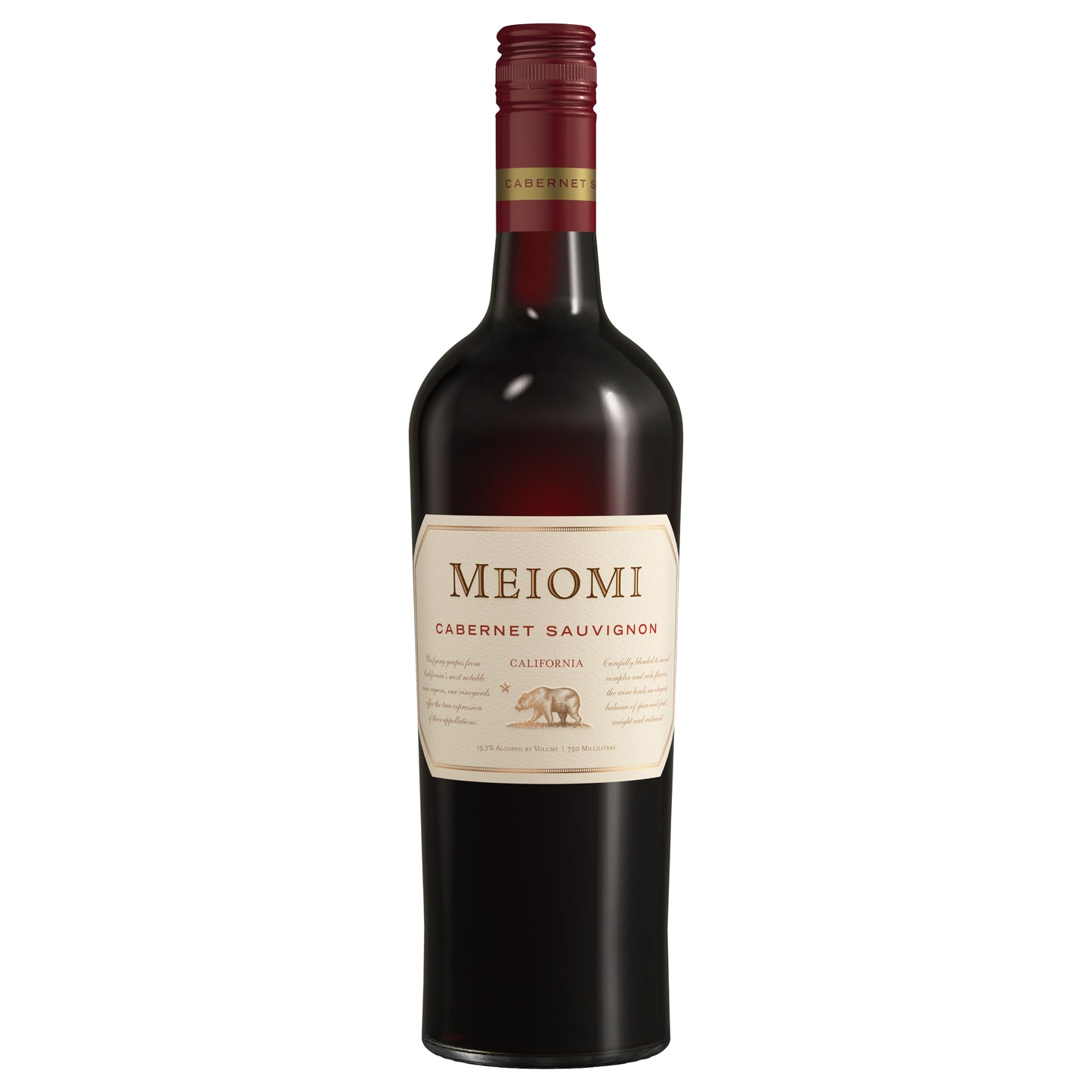 Meiomi California Cabernet Sauvignon Red Wine, 750 mL Bottle
