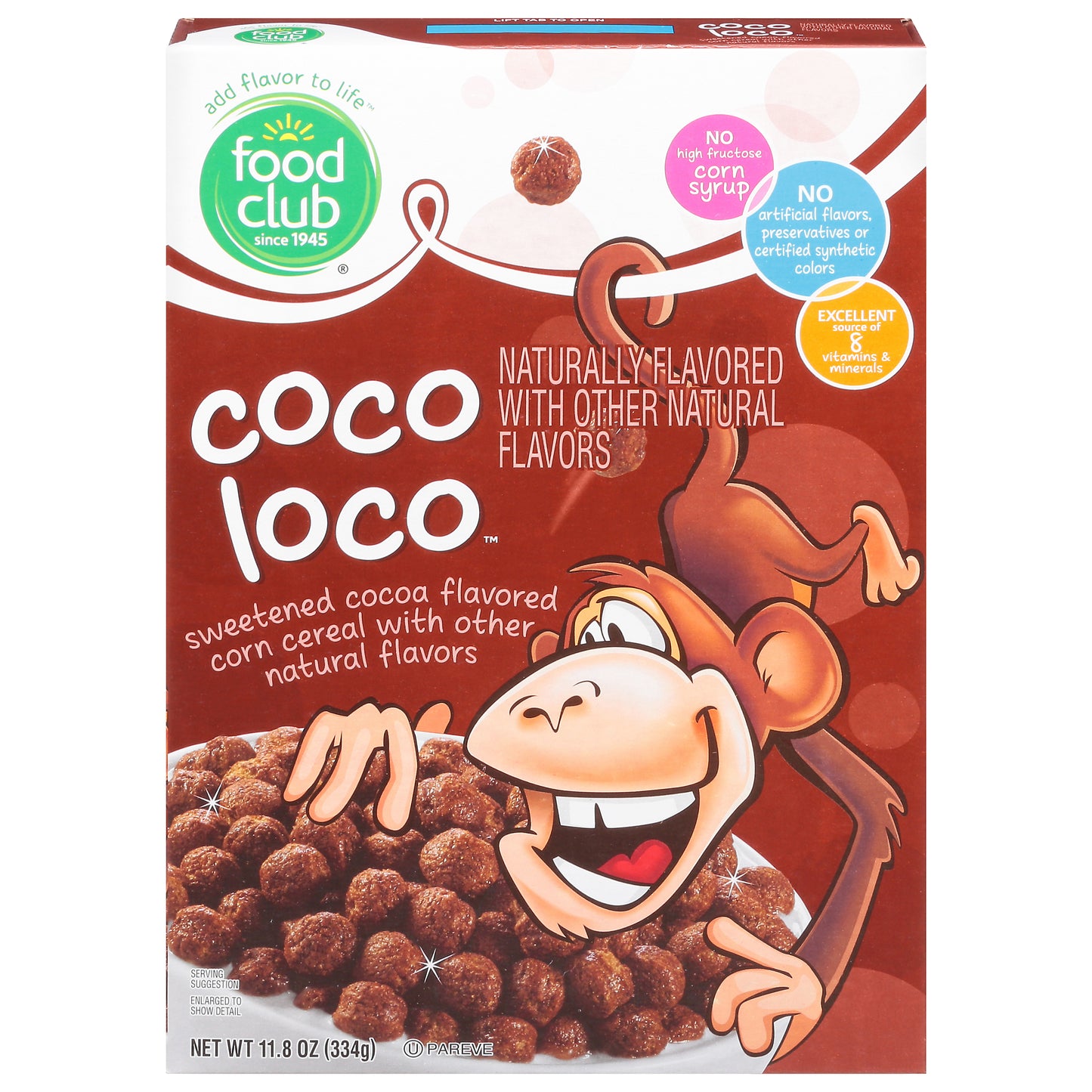 Food Club Coco Loco Cereal 11.8 oz