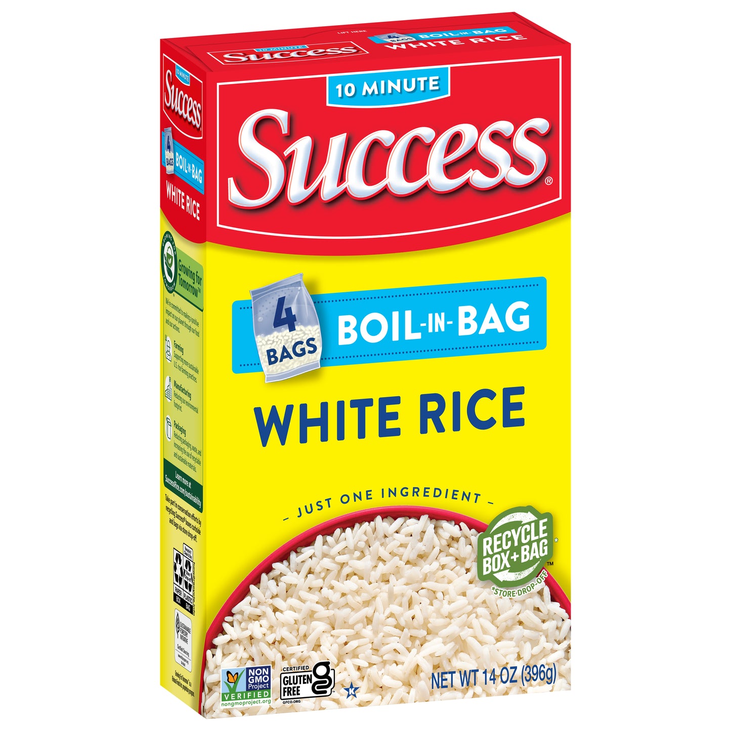 Success Boil-in-Bag White Rice 4 ea