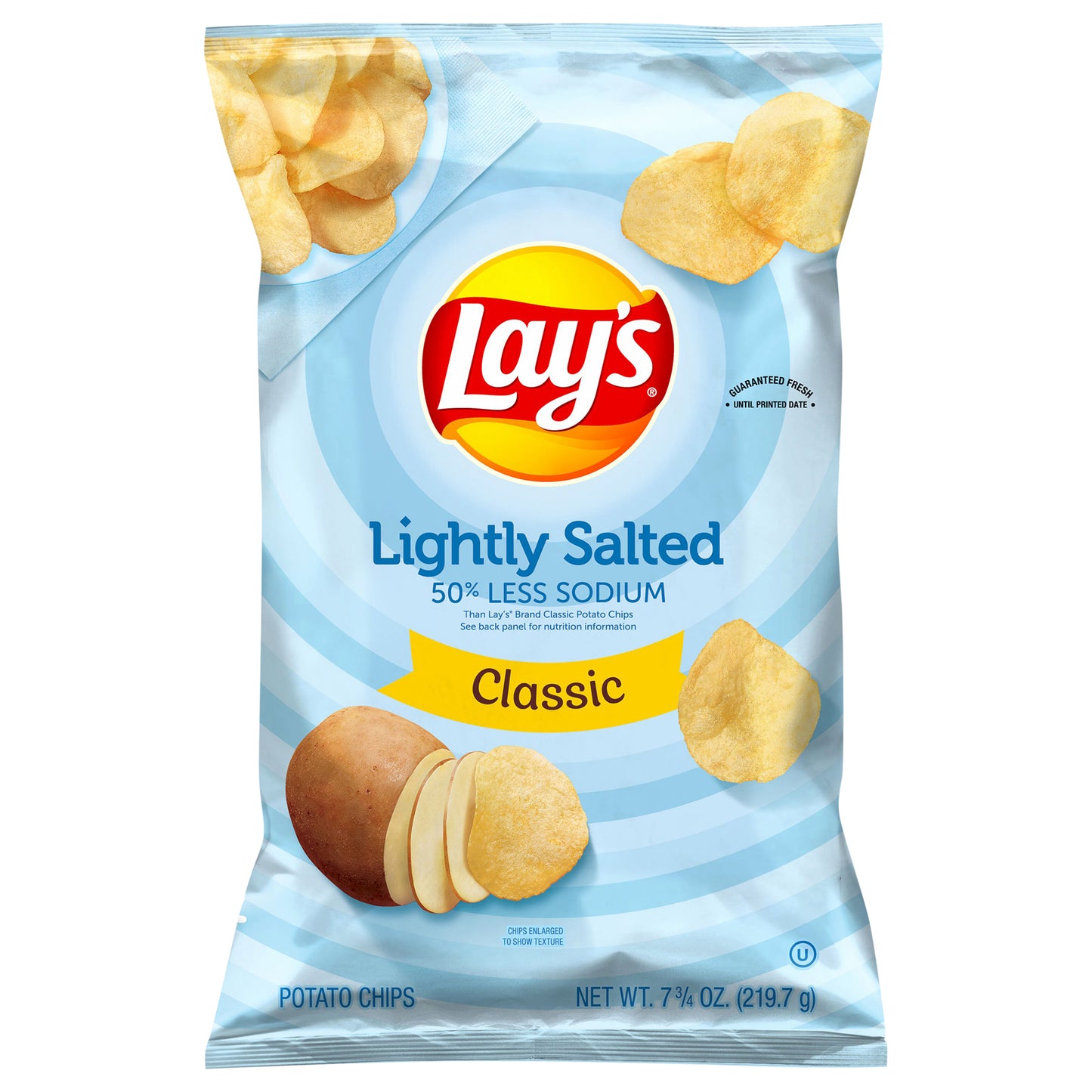 Lay's Lightly Salted Potato Chips Classic 7 3/4 Oz