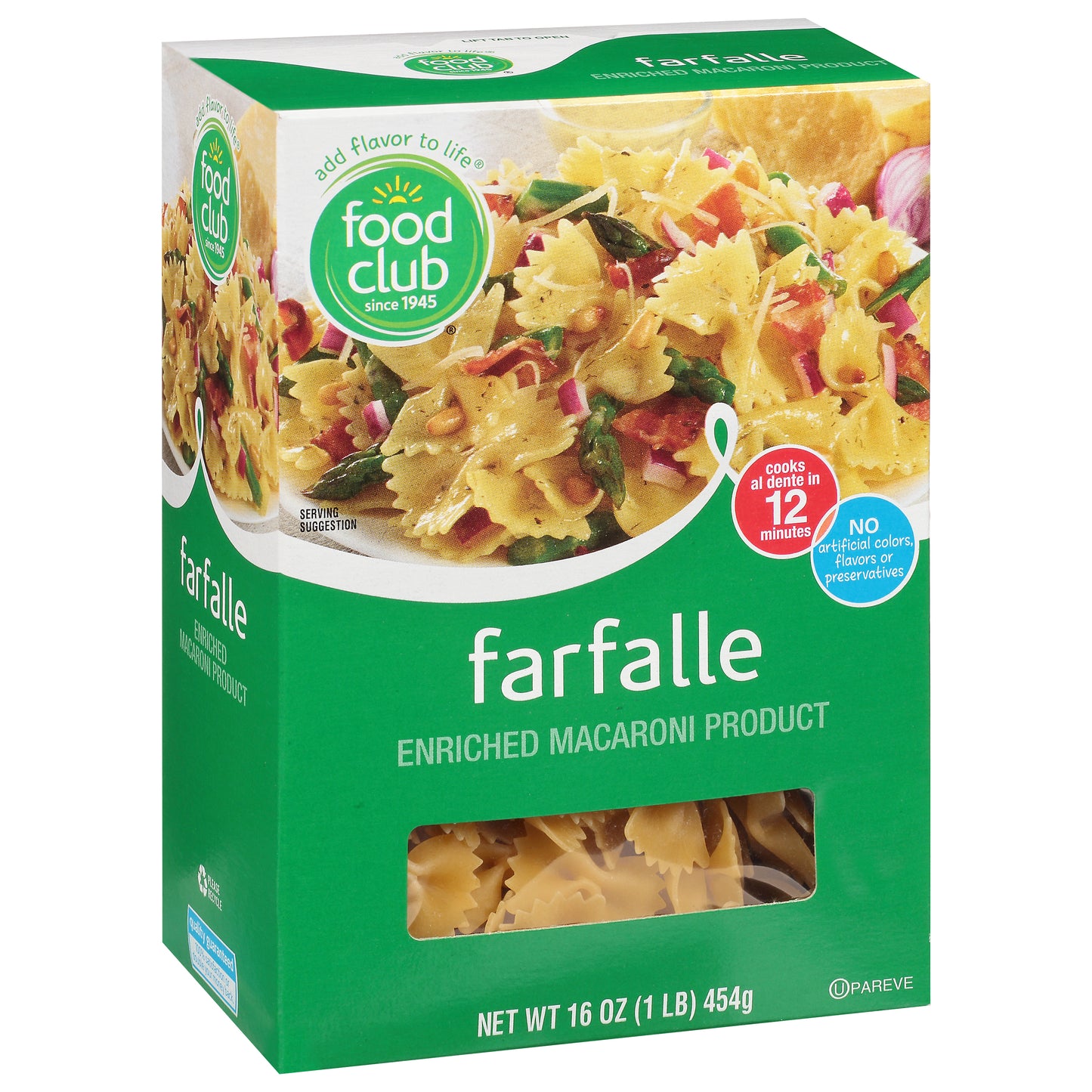 Food Club Farfalle 16 oz