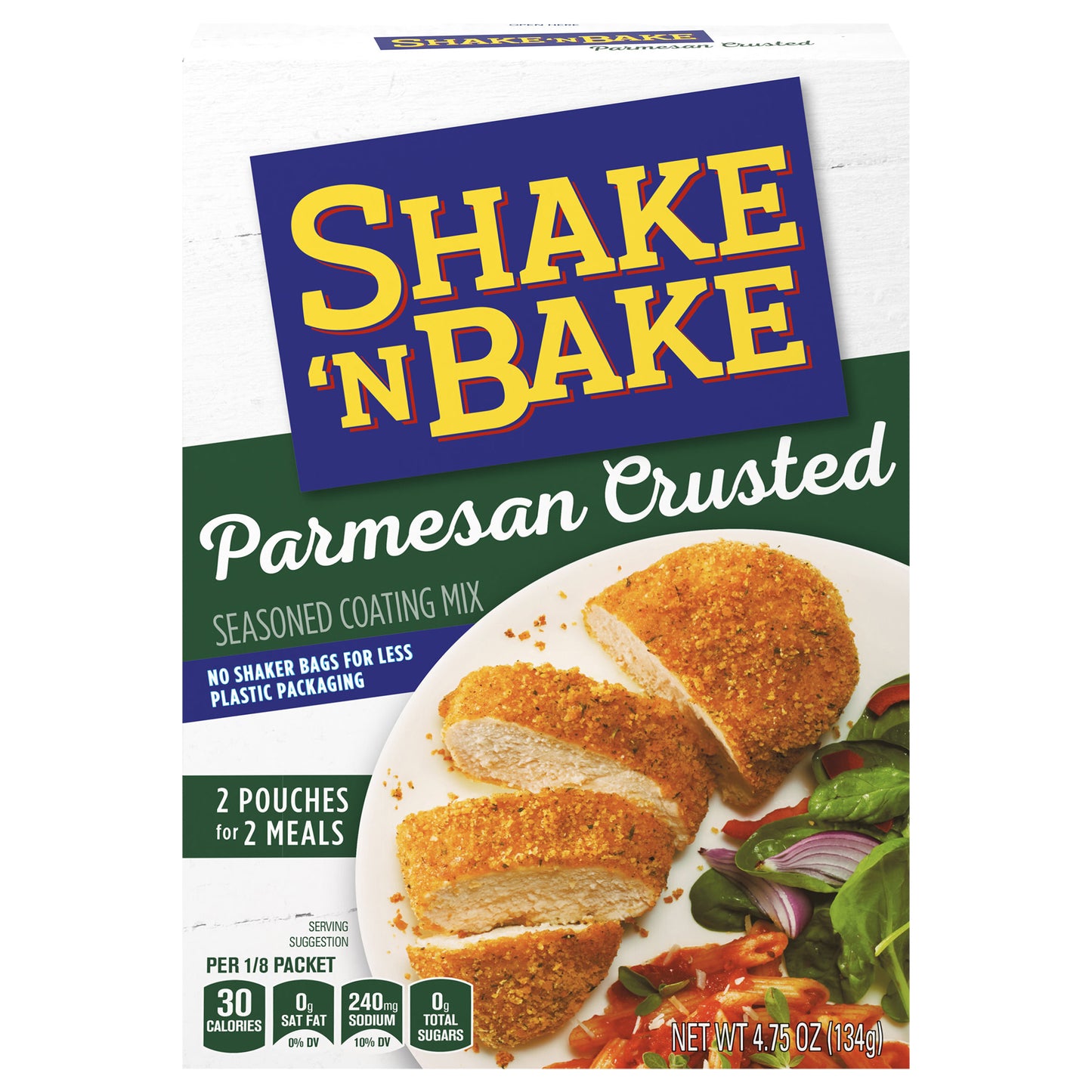 Shake 'N Bake Parmesan Crusted Seasoned Coating Mix, 4.75 oz Box, 2 ct Packets