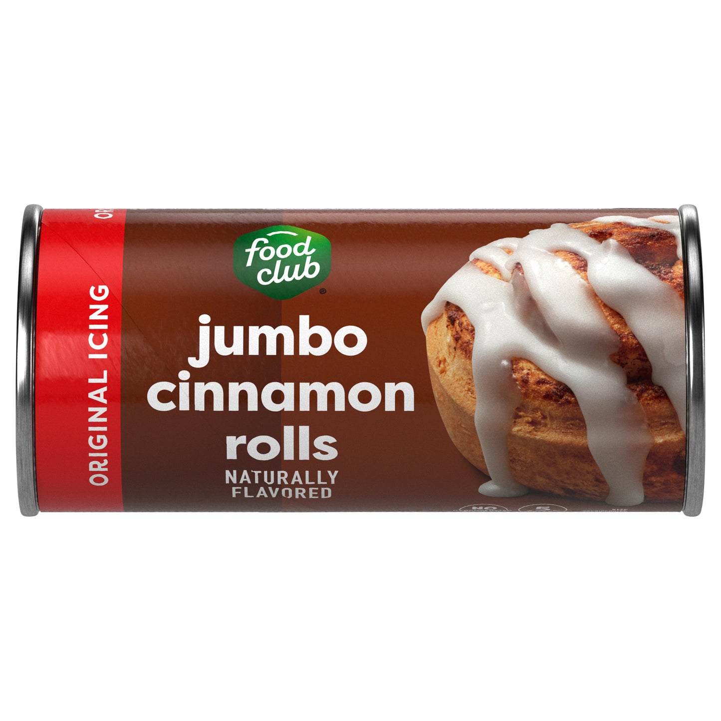 Food Club Original Icing Cinnamon Rolls Jumbo 5 ea