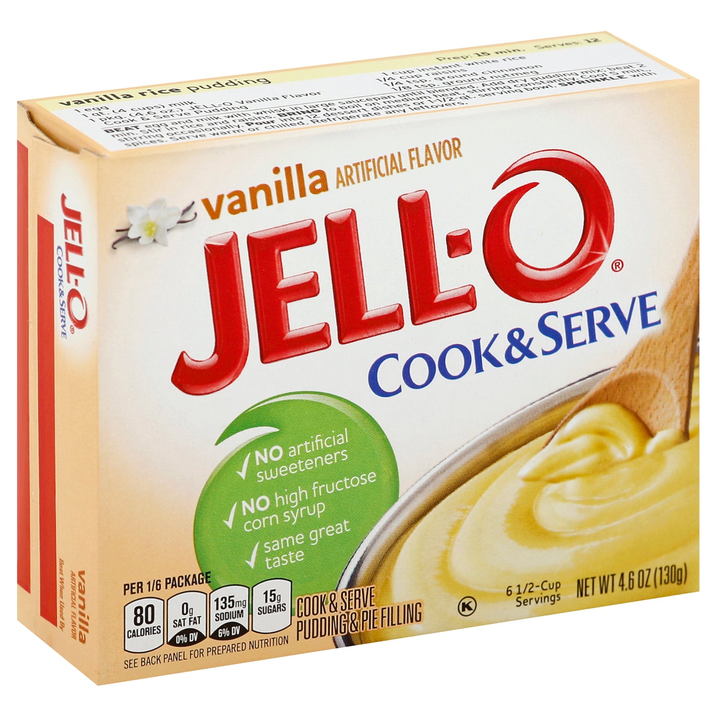 JELL-O Cook & Serve Pudding & Pie Filling 4.6 oz
