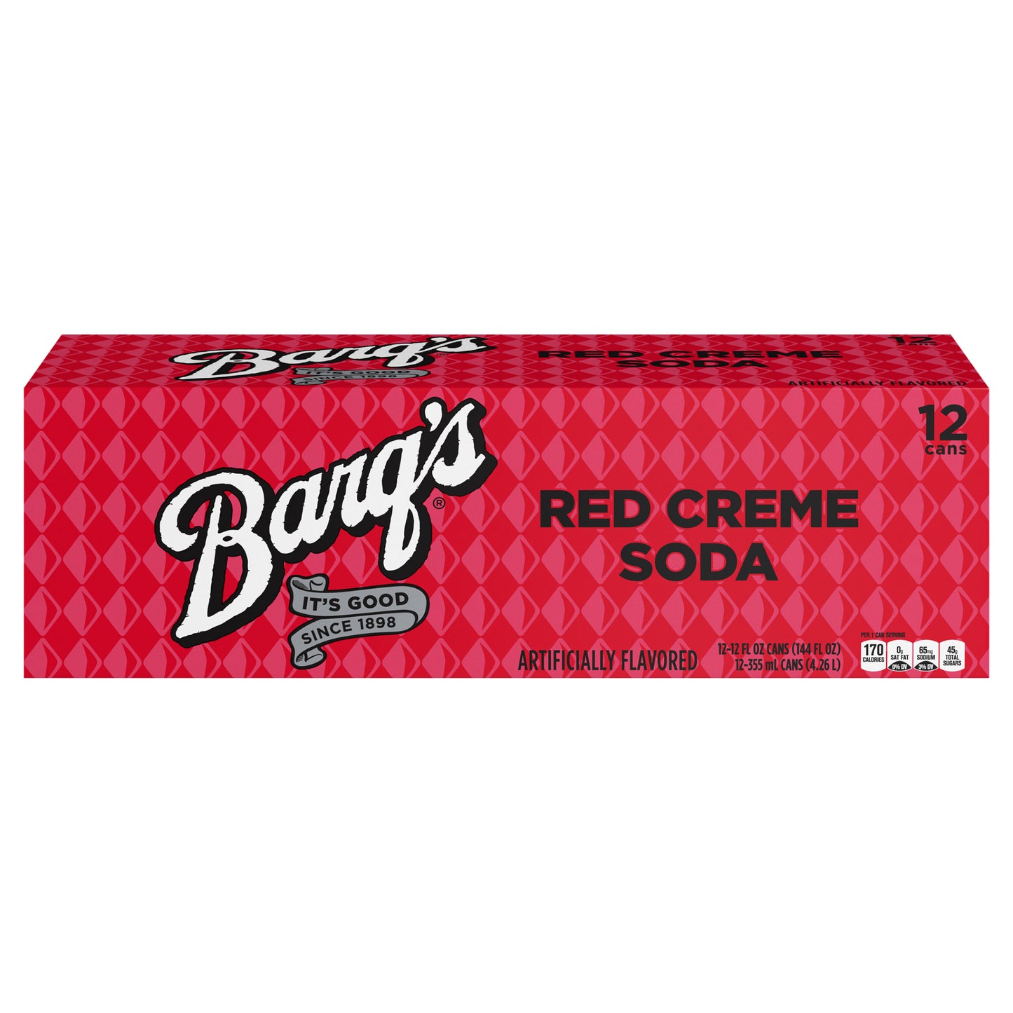 Barq's Red Creme Soda Fridge Pack Cans, 12 fl oz, 12 Pack