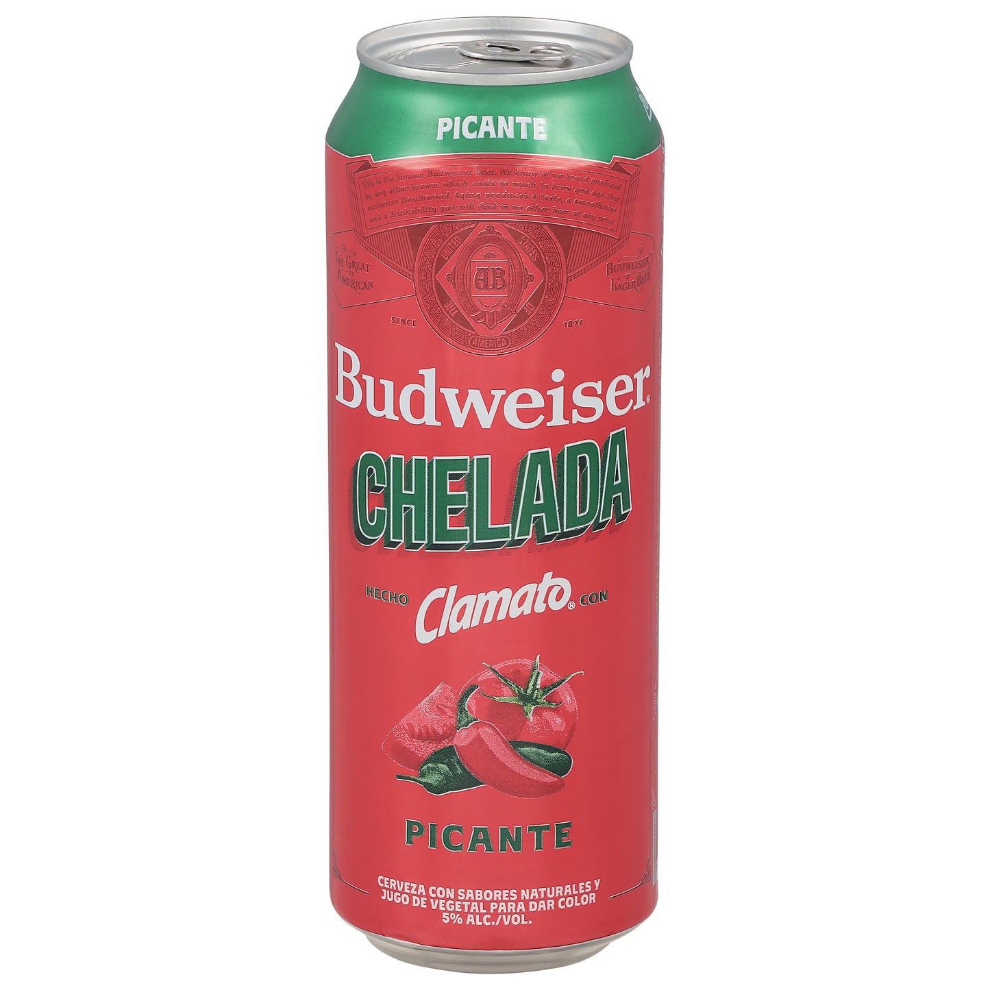 Budweiser Chelada Lager Picante Beer 25 fl oz