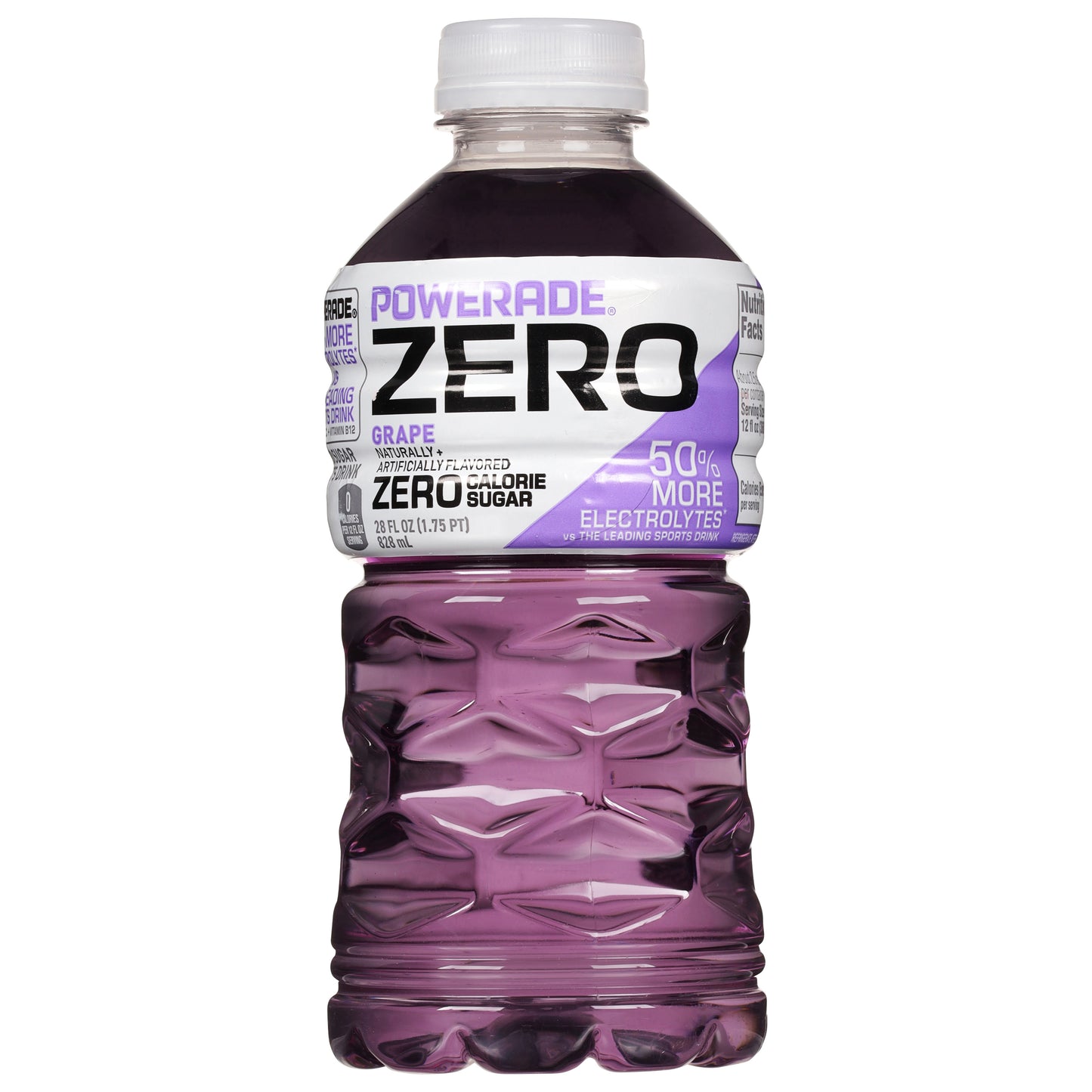 Powerade Zero Zero Sugar Grape Sports Drink 28 fl oz