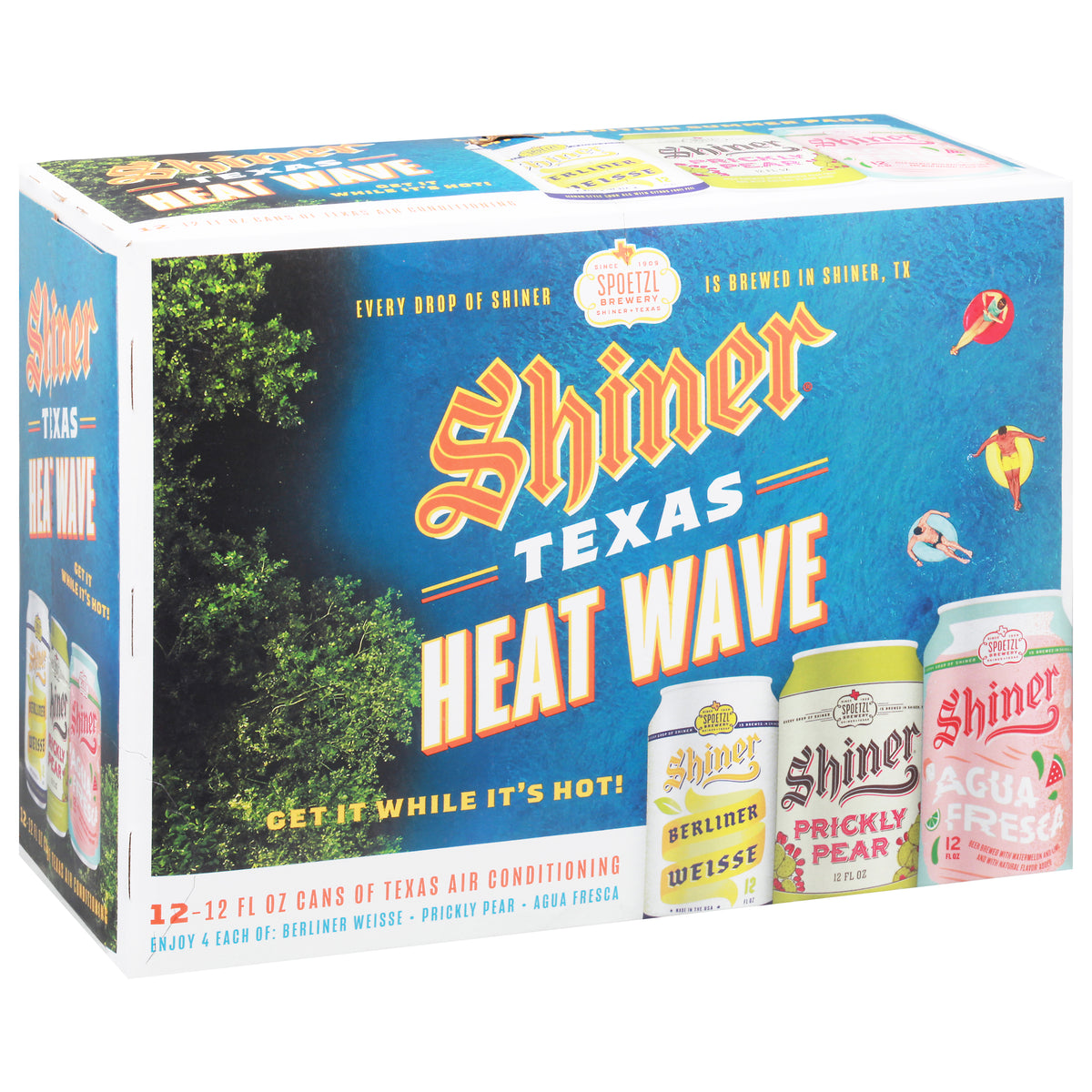 Shiner Texas Heat Wave Beer 12-12 fl oz Cans