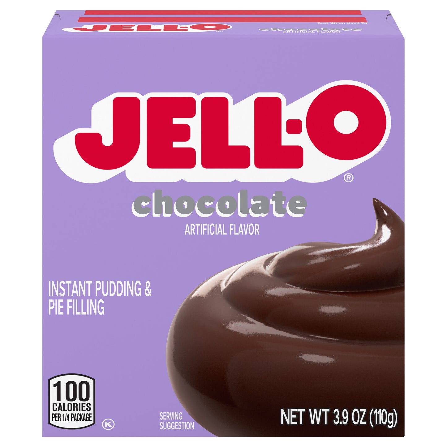 Jell-O Chocolate Artificially Flavored Instant Pudding & Pie Filling Mix, 3.9 oz. Box