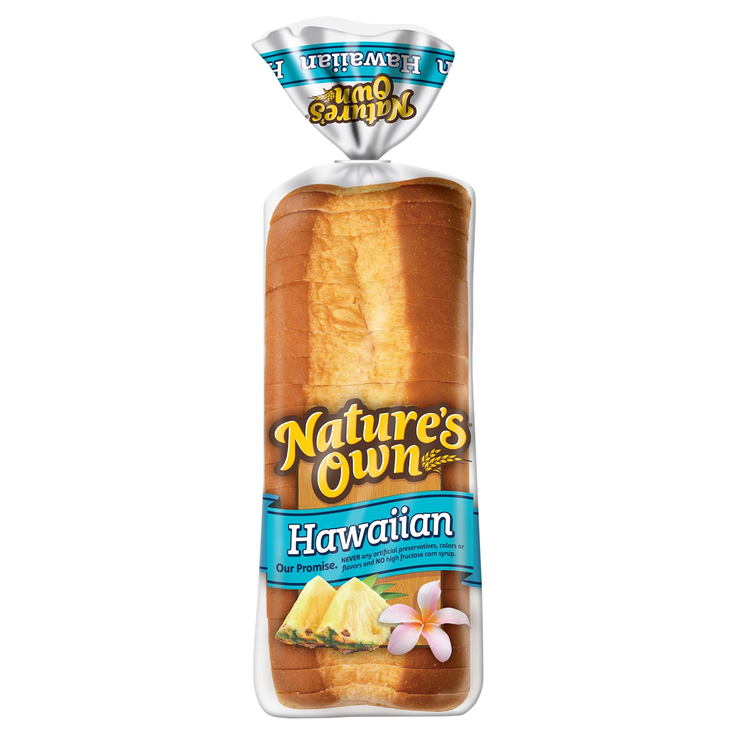 Nature's Own Hawaiian, Sliced Hawaiian Bread, 20 oz Loaf