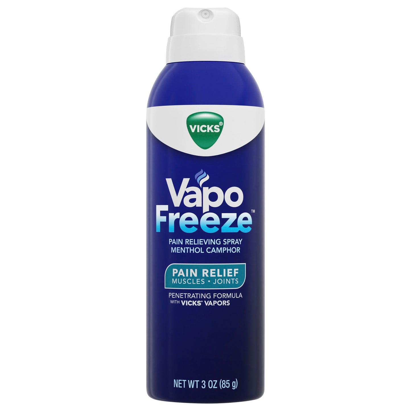 Vicks VapoFreeze Topical Pain Spray 3.0oz, Maximum Strength Menthol+ for Muscle Pain Relief, Joint Pain Relief, Knee Pain Relief, Back Pain Relief, Spray for Pain Relief, Topical pain Relief