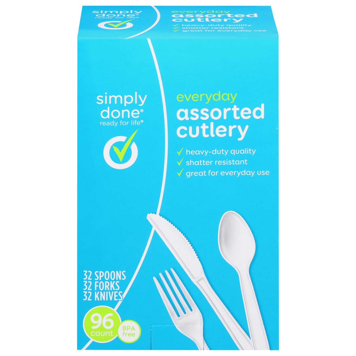 Simply Done Everyday Assorted Cutlery 96 ea