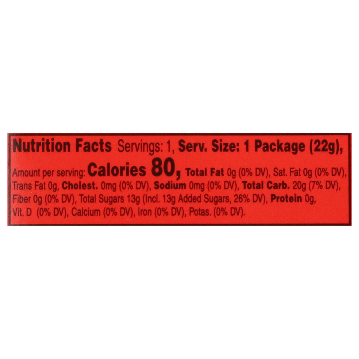 Hot Tamales Chewy Fierce Cinnamon Candy 0.78 oz