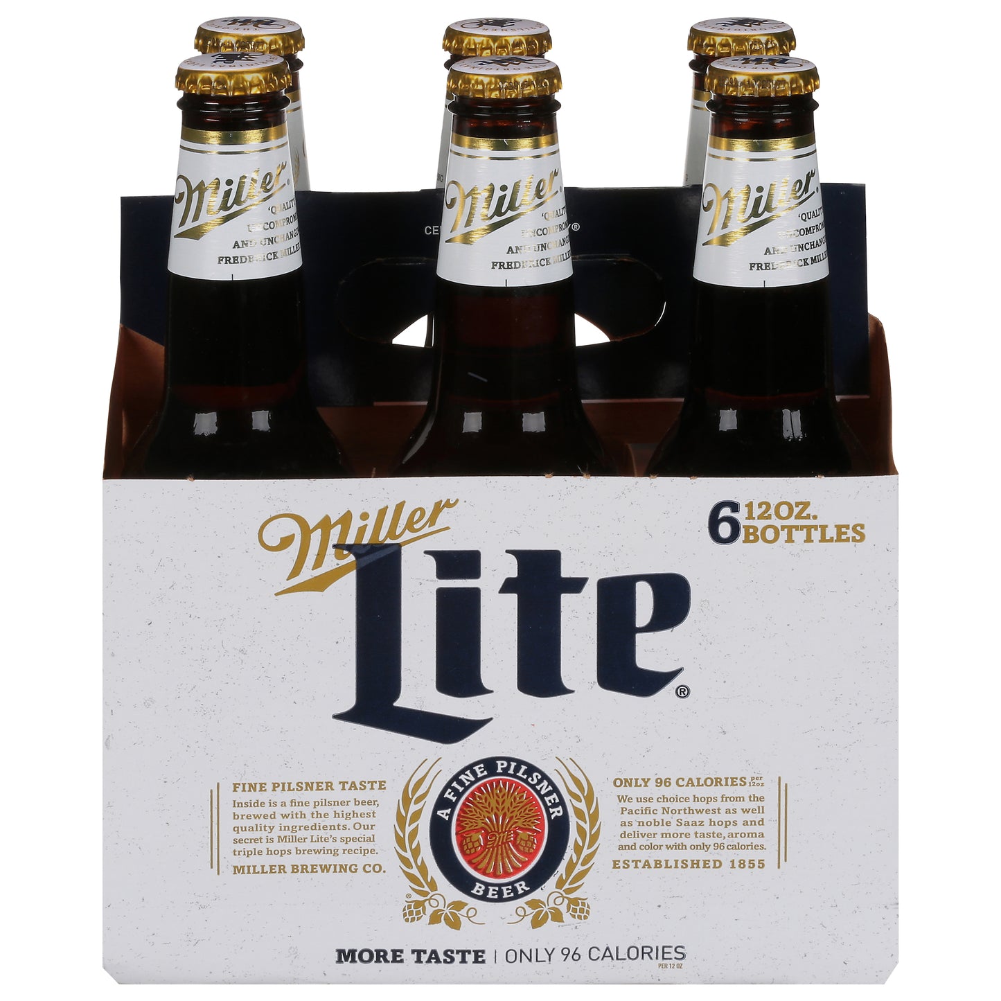 Miller Lite Pilsner Beer 6 - 12 oz Bottles