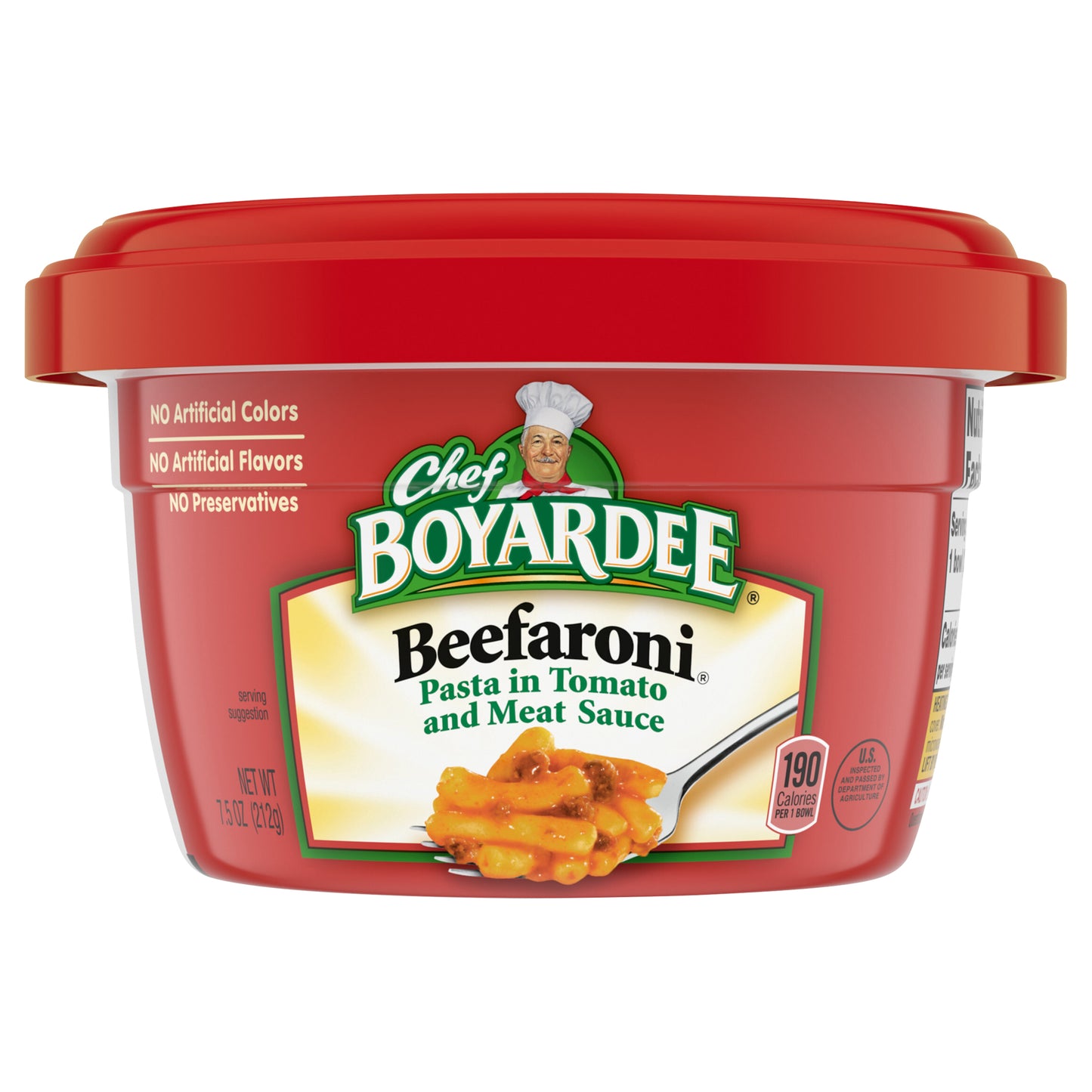 Chef Boyardee Beefaroni Pasta, 7.5 Oz.
