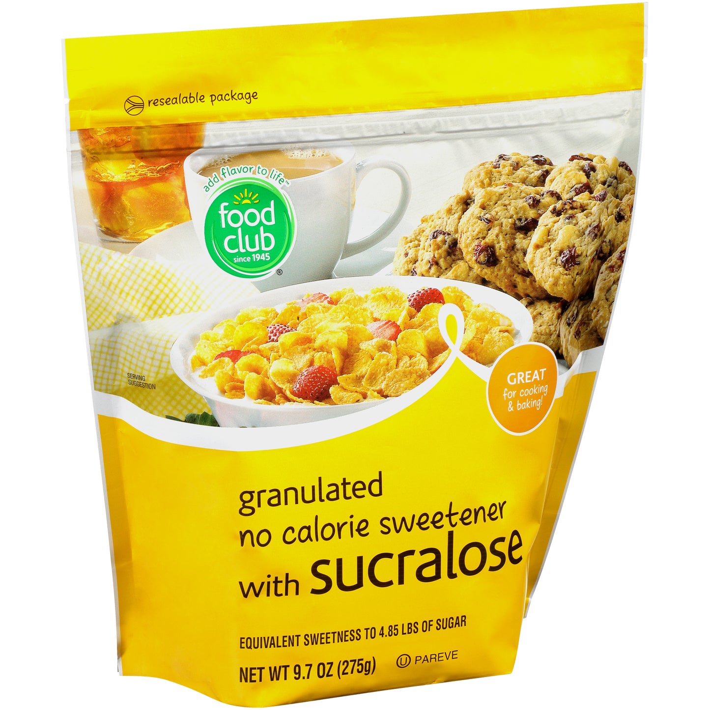 Granulated No Calorie Sweetener With Sucralose