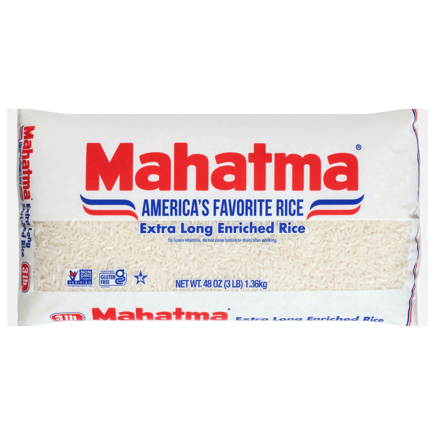 Mahatma Extra Long Enriched Rice Extra Long 48 oz