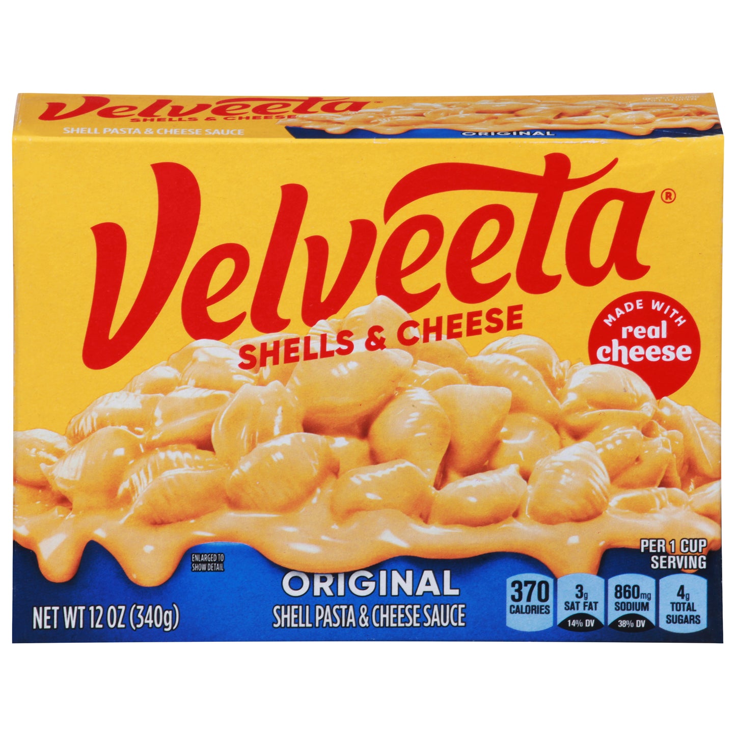 Velveeta Original Shell Pasta & Cheese Sauce 12 oz
