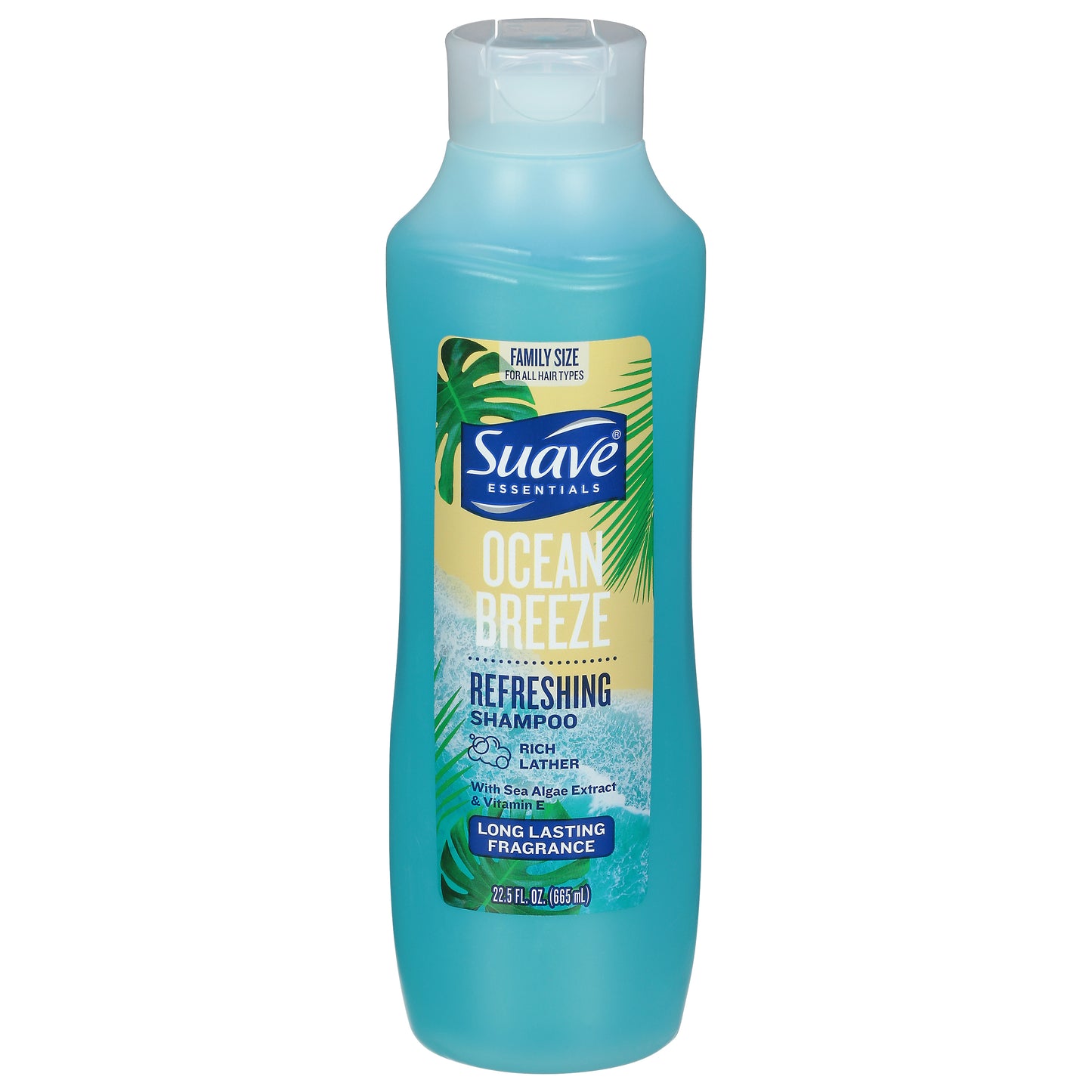 Suave Essentials Refreshing Ocean Breeze Shampoo Family Size 22.5 fl oz