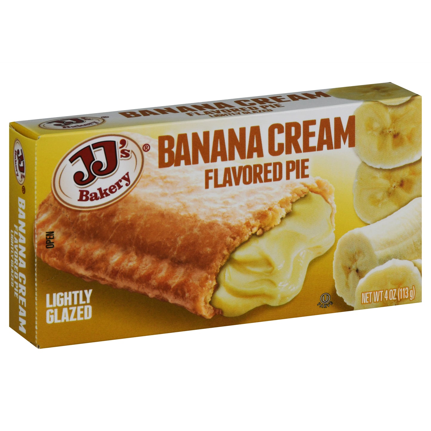 JJ's Bakery Lightly Glazed Banana Cream Pie 4 oz