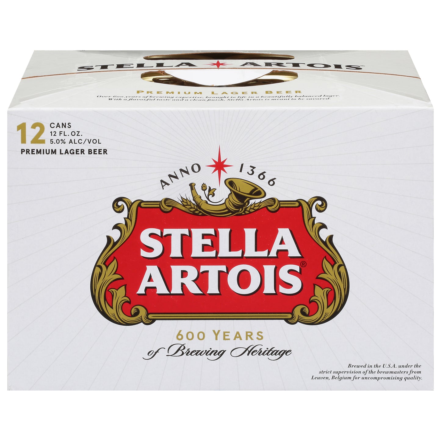 Stella Artois Premium Lager Beer 12 - 12 fl oz Cans
