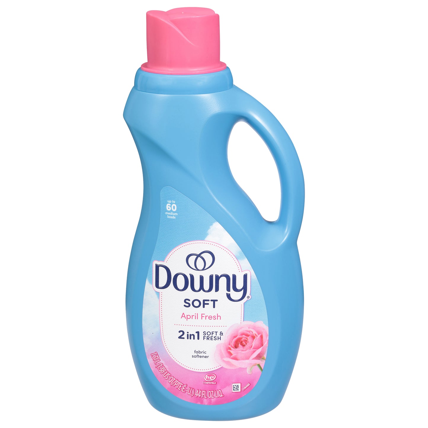 Downy 2 in 1 Soft April Fresh Fabric Softener 1.38 qt