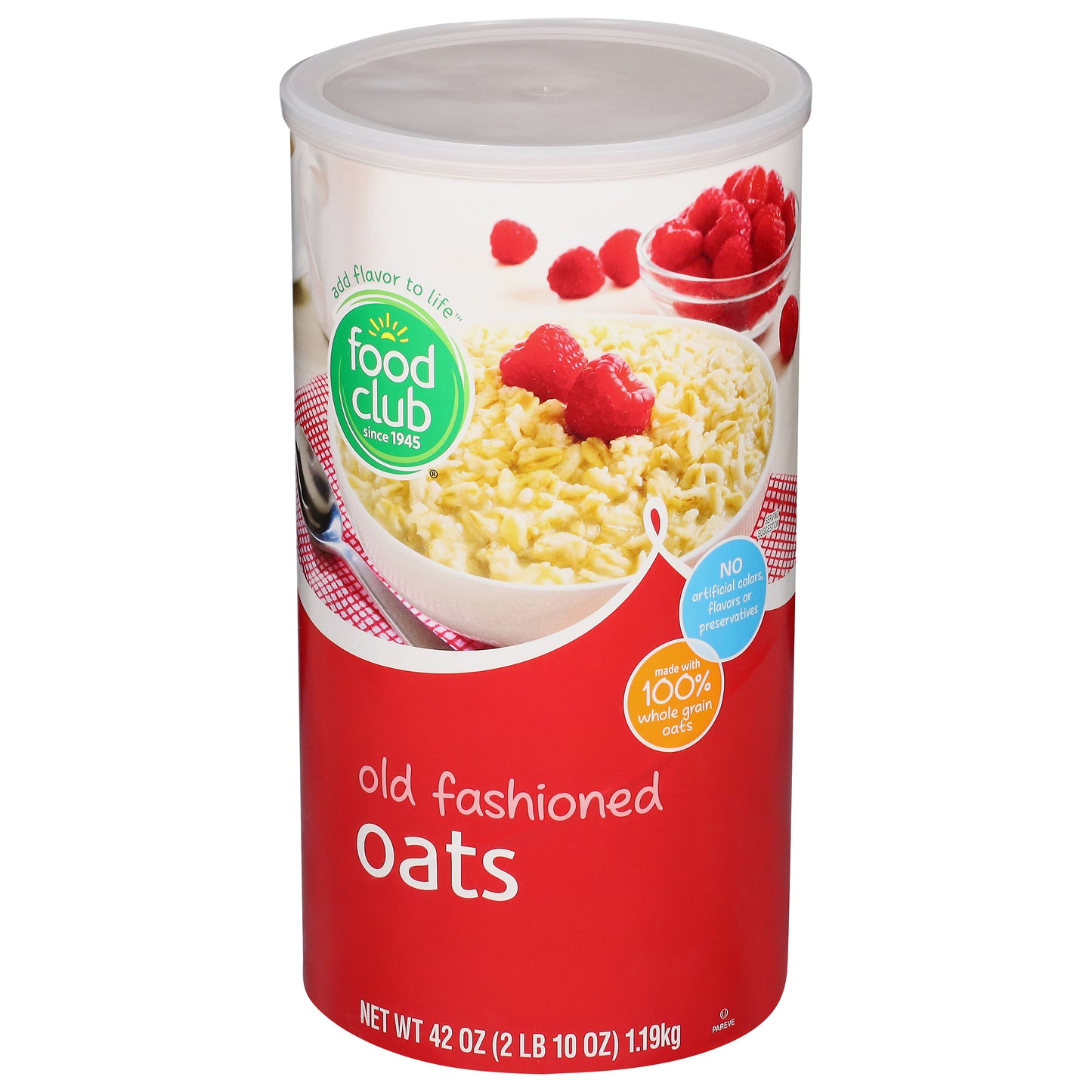 Food Club Old Fashioned Oats 42 oz