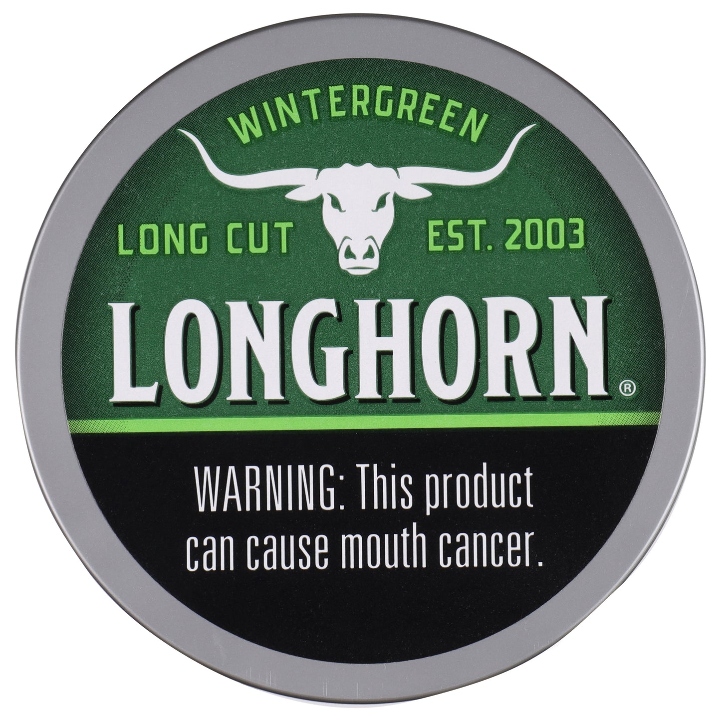LongHorn Long Cut Wintergreen Moist Snuff 1.2 oz