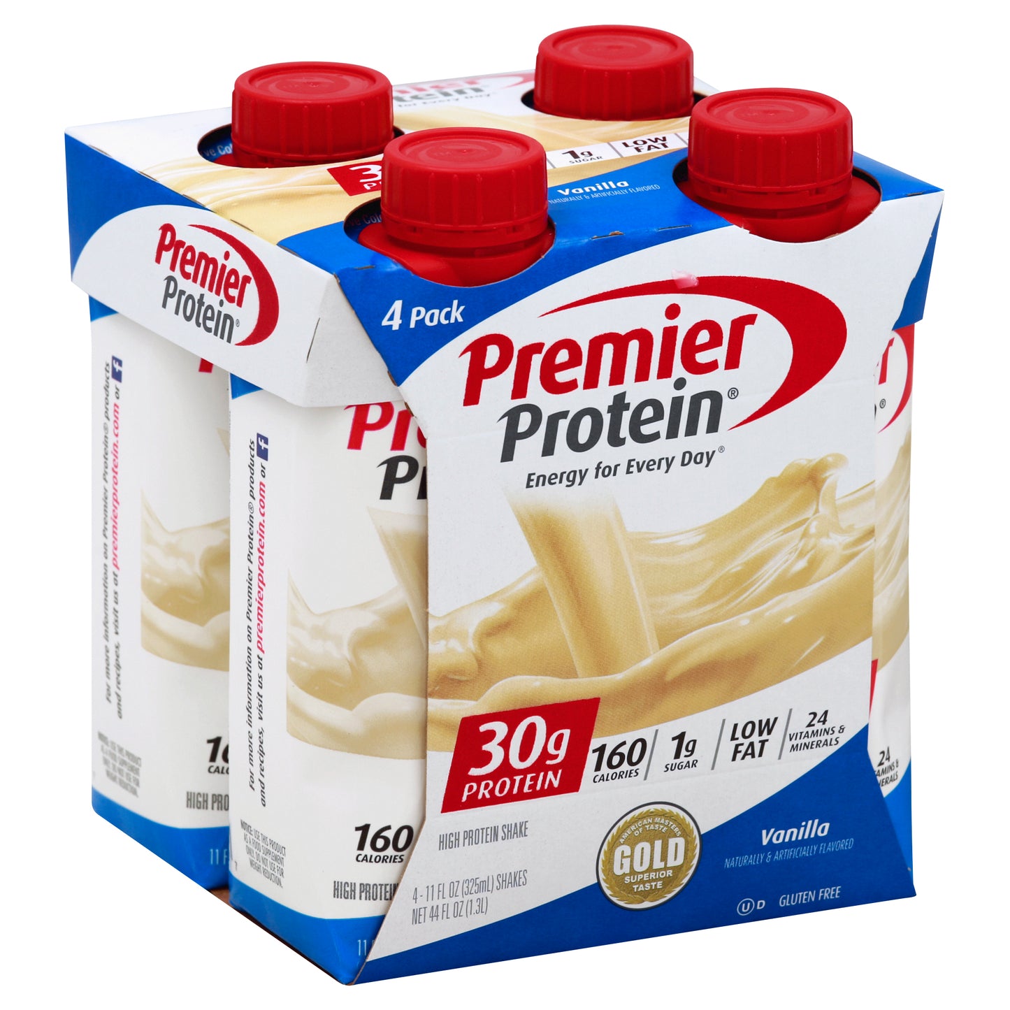 Premier Protein High Protein Shake 4 ea -Vanilla