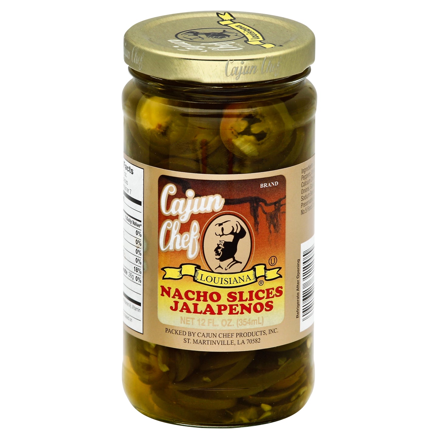 Cajun Chef Jalapenos 12 oz
