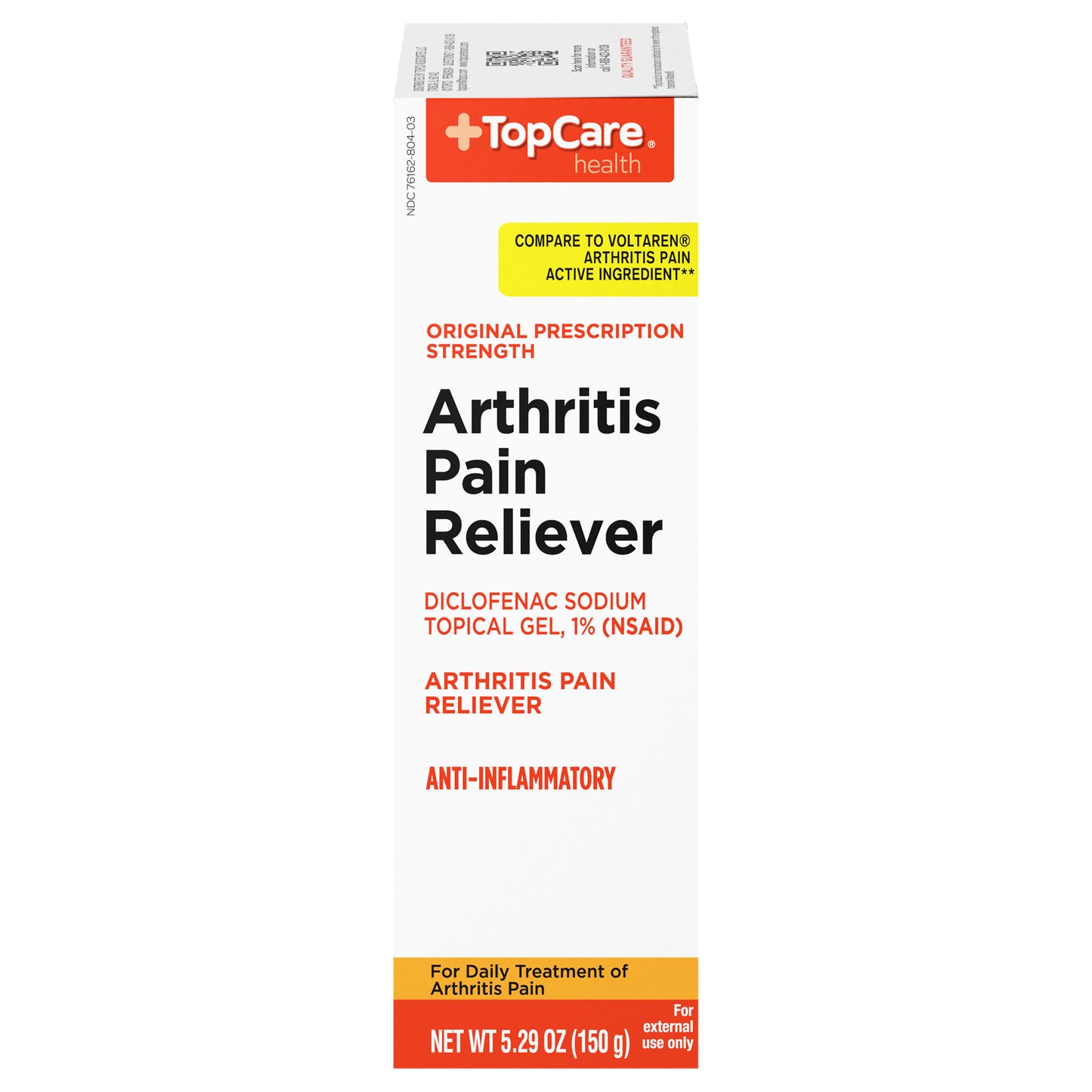 TopCare Health Original Prescription Strength Arthritis Pain Reliever 5.29 oz
