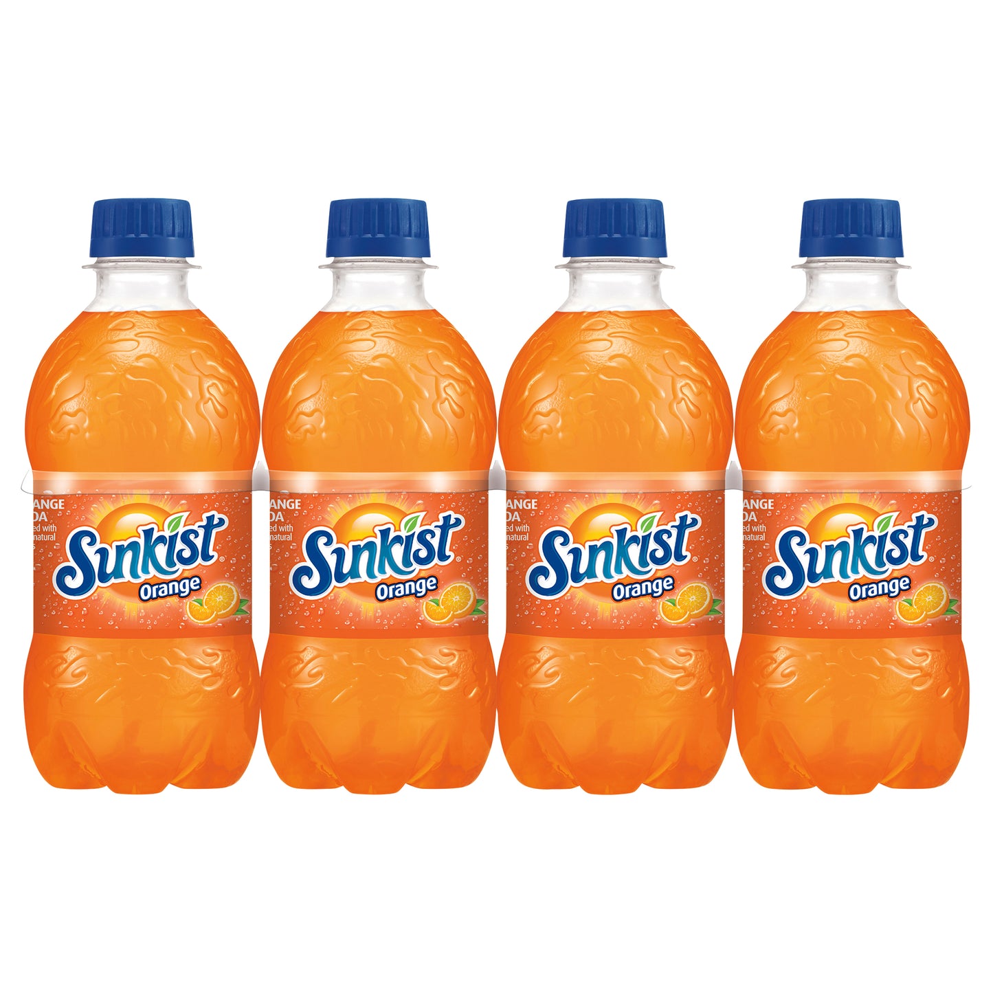 Sunkist Orange Soda, 12 fl oz bottles, 8 pack