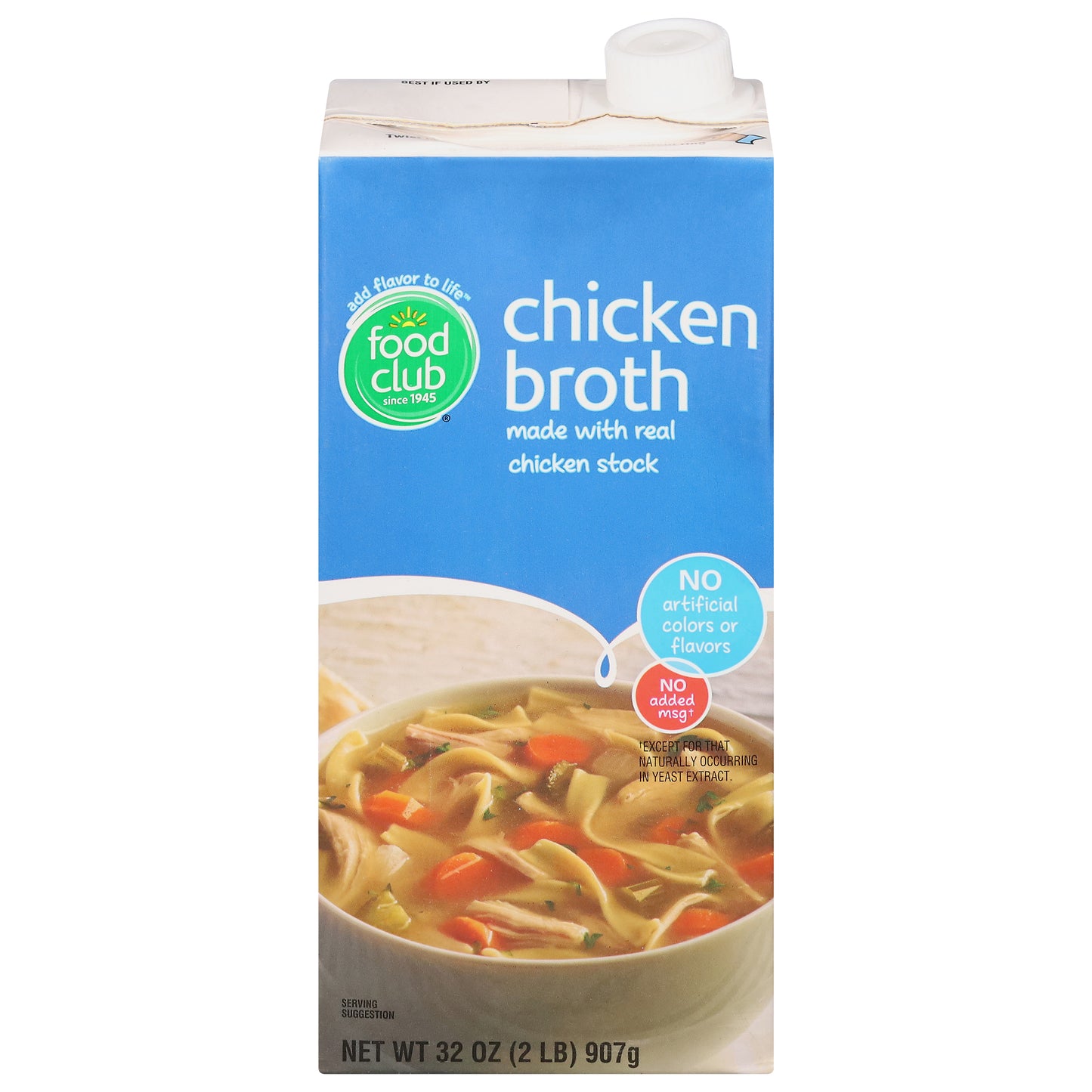Food Club Chicken Broth 32 oz