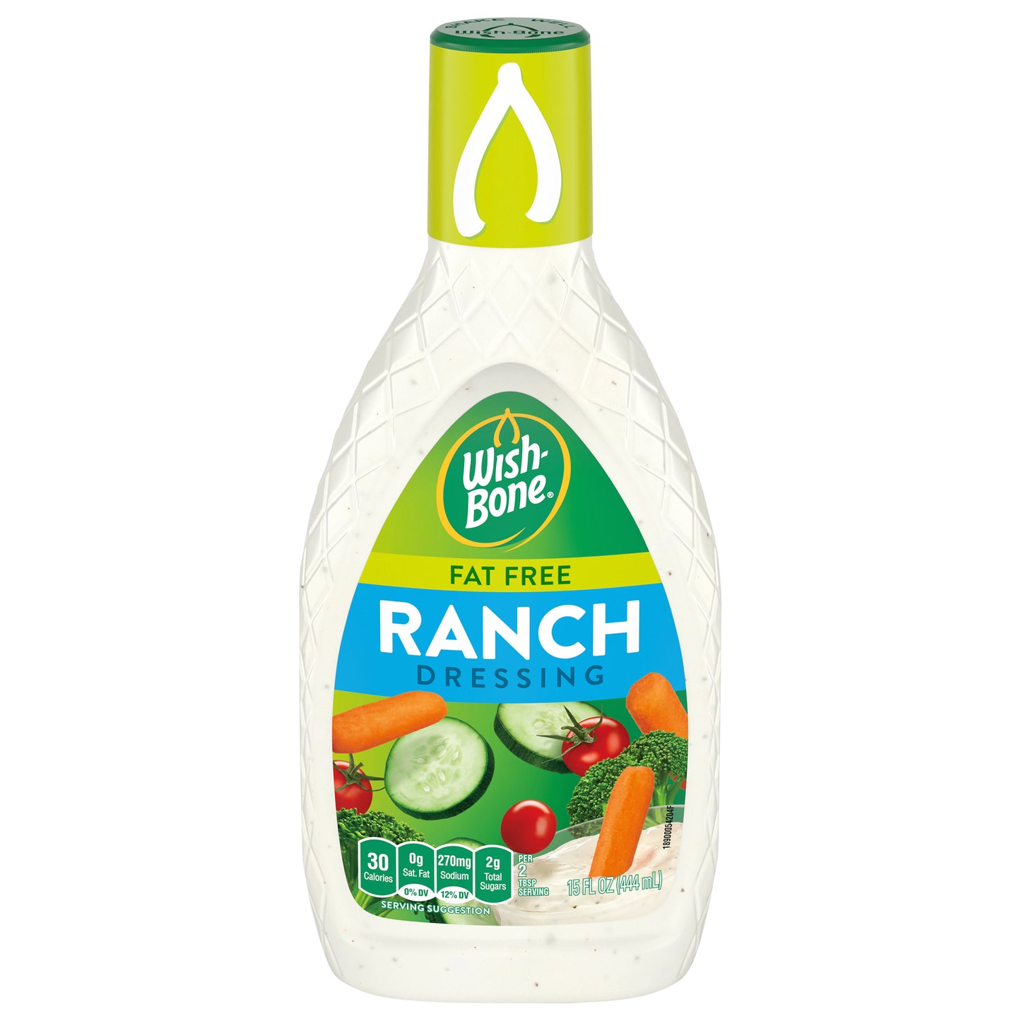 Wish-Bone Fat Free Ranch Salad Dressing, 15 FL OZ