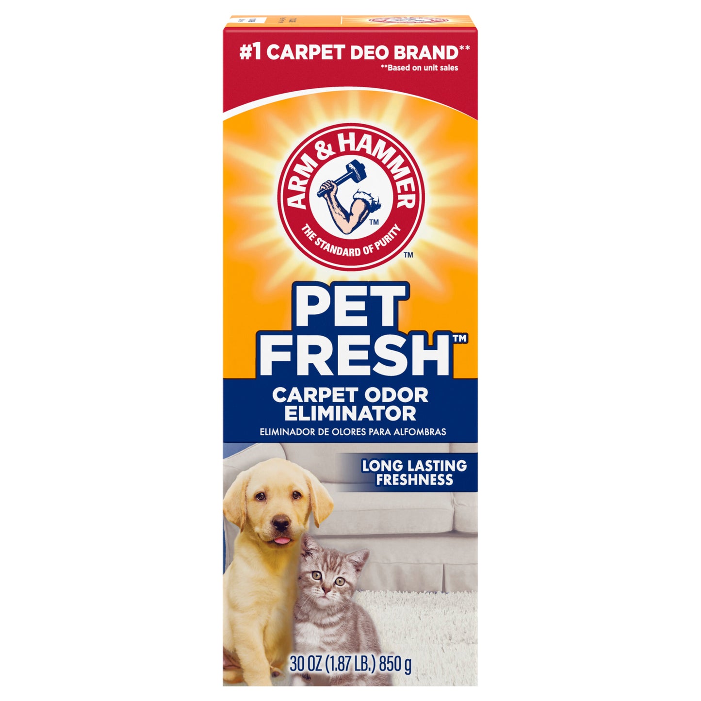 ARM & HAMMER Carpet Odor Eliminator, Pet Fresh 30 oz.