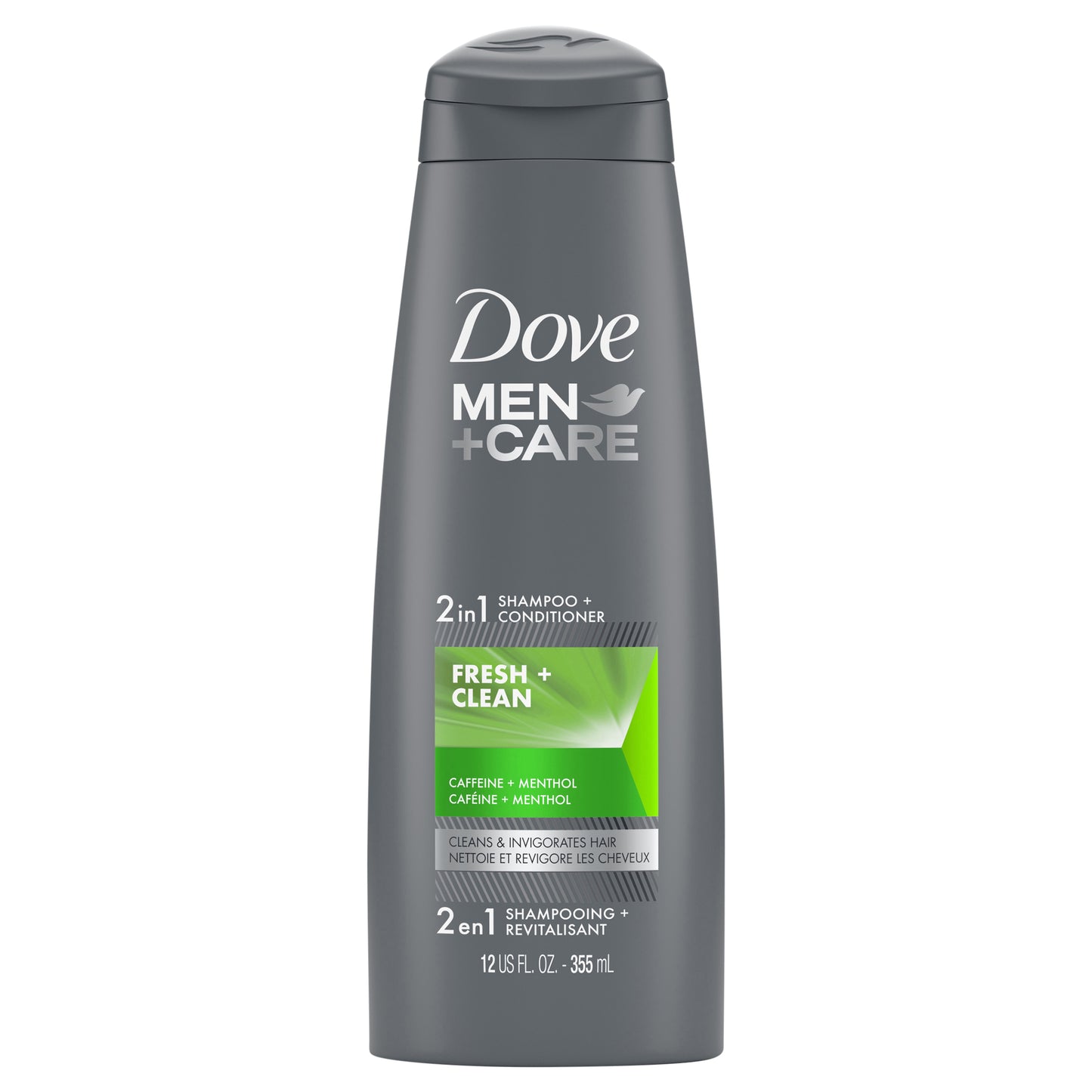 Dove Men+Care Fortifying 2 in 1 Shampoo and Conditioner Fresh and Clean with Caffeine 12 oz